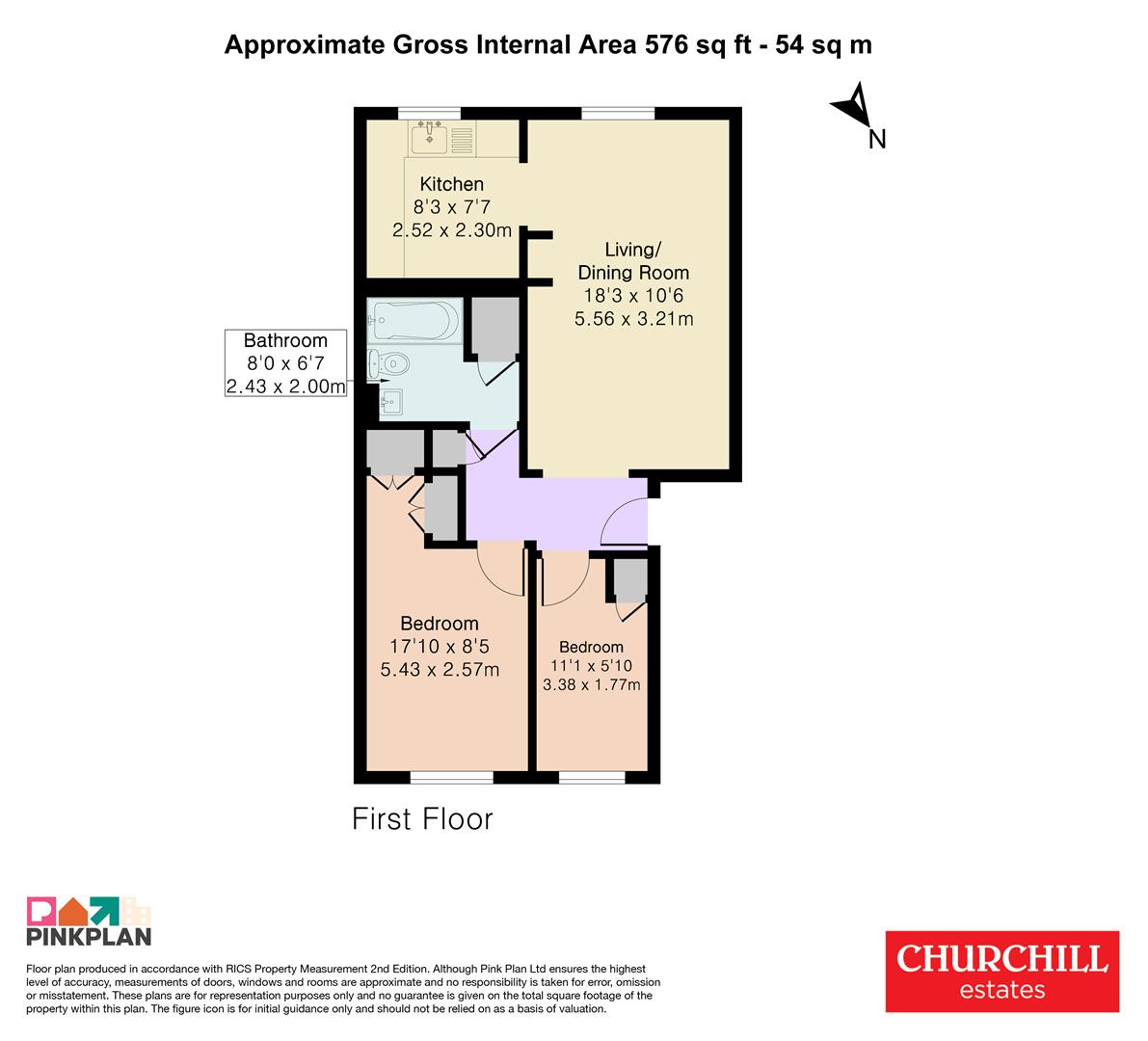 12, Riverside Court, North Chingford floorplan