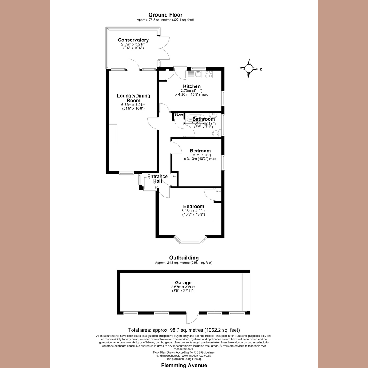 117, Flemming Avenue Leigh-on-sea, Leigh-on-sea floorplan