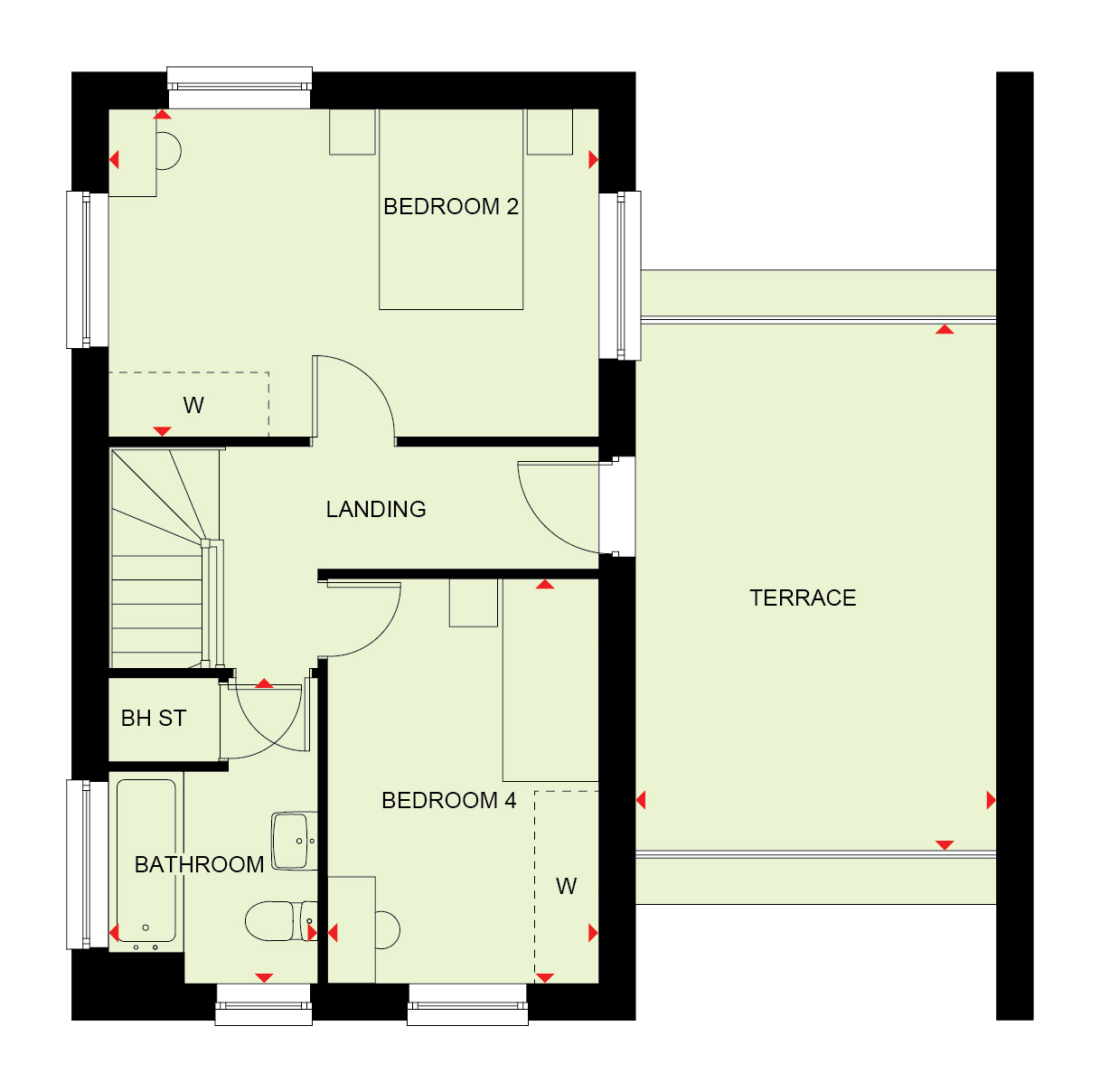 Plot 273 The Fitzwilliam,, Franklin Gardens, Cambridge floorplan