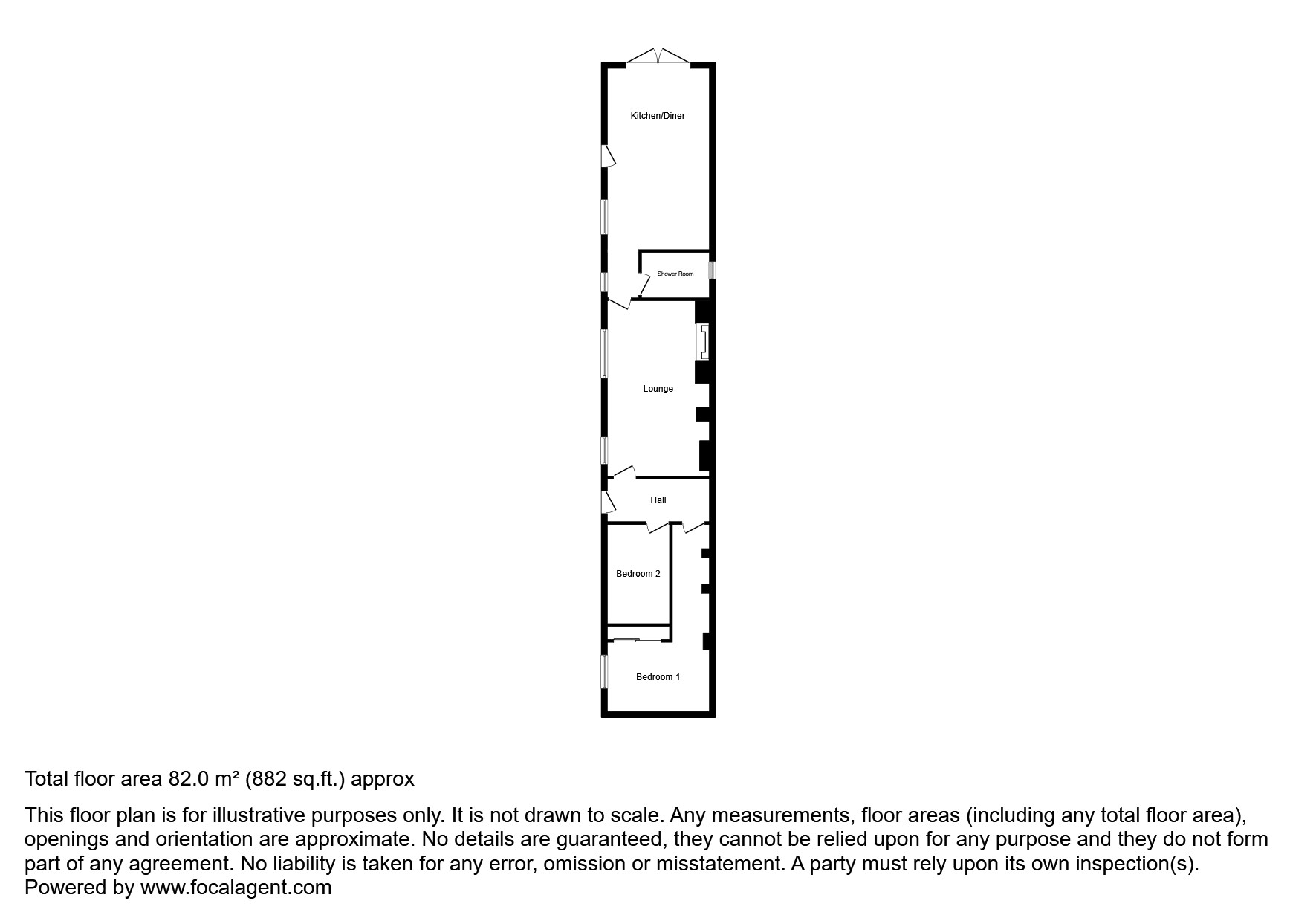 222A, Arctic Road, Arctic Road floorplan