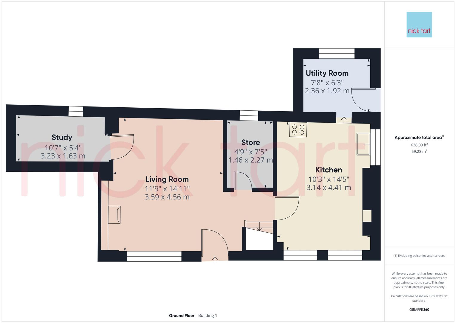 Rose Cottage, 16, Telford floorplan