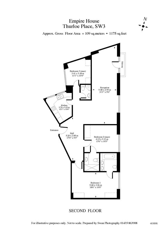 3 Bedrooms Flat to rent in Thurloe Place, Knightsbridge SW7