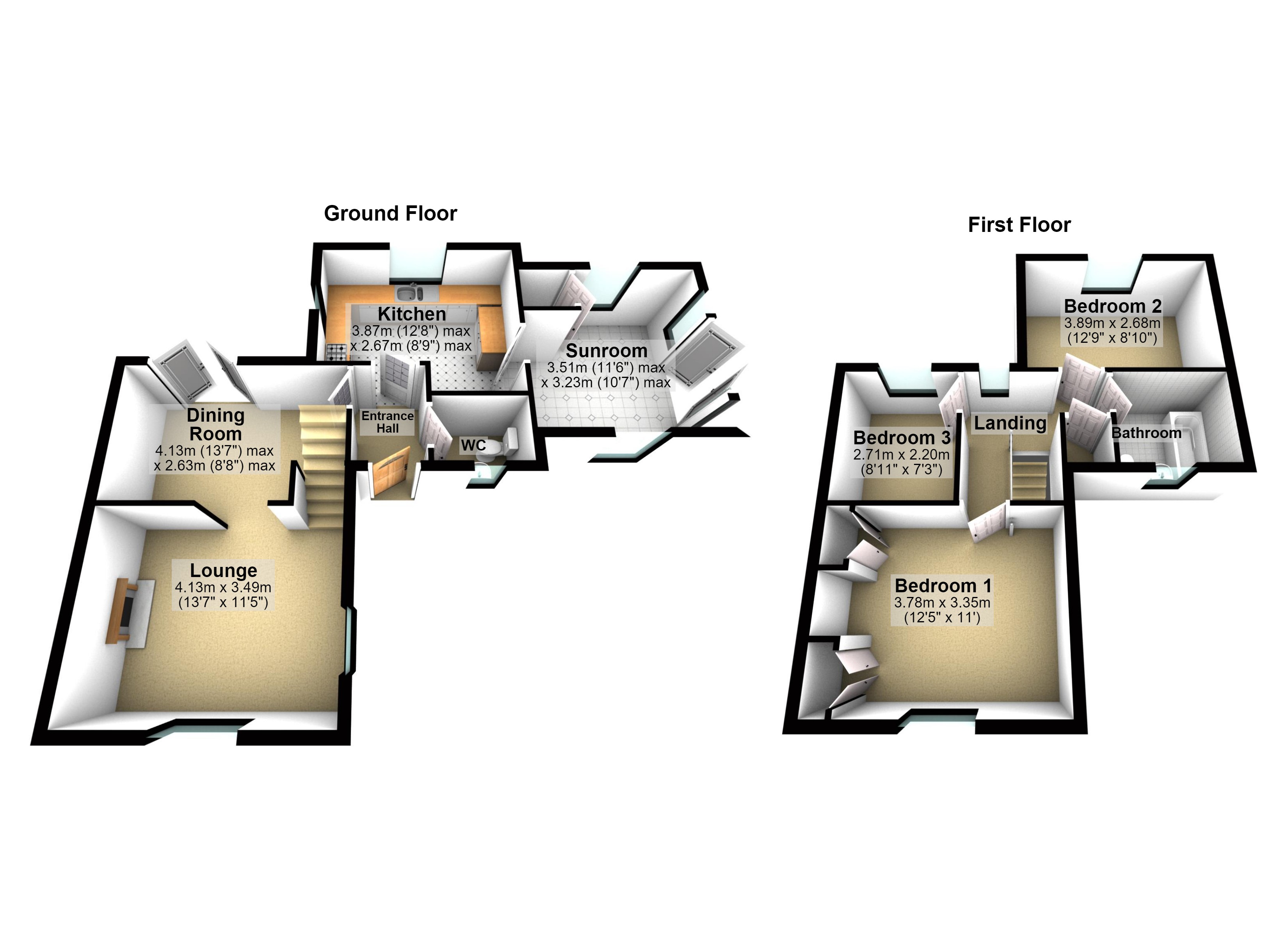 1 Oak Cottage,, Newbourn Road, Suffolk floorplan
