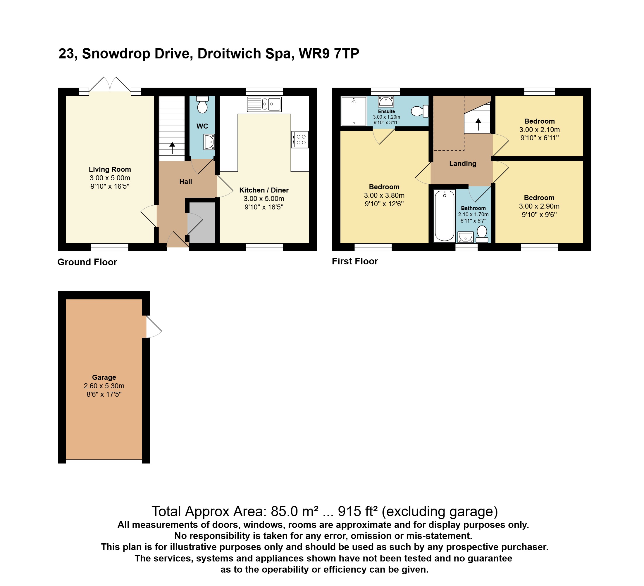23, Snowdrop Drive, Droitwich floorplan