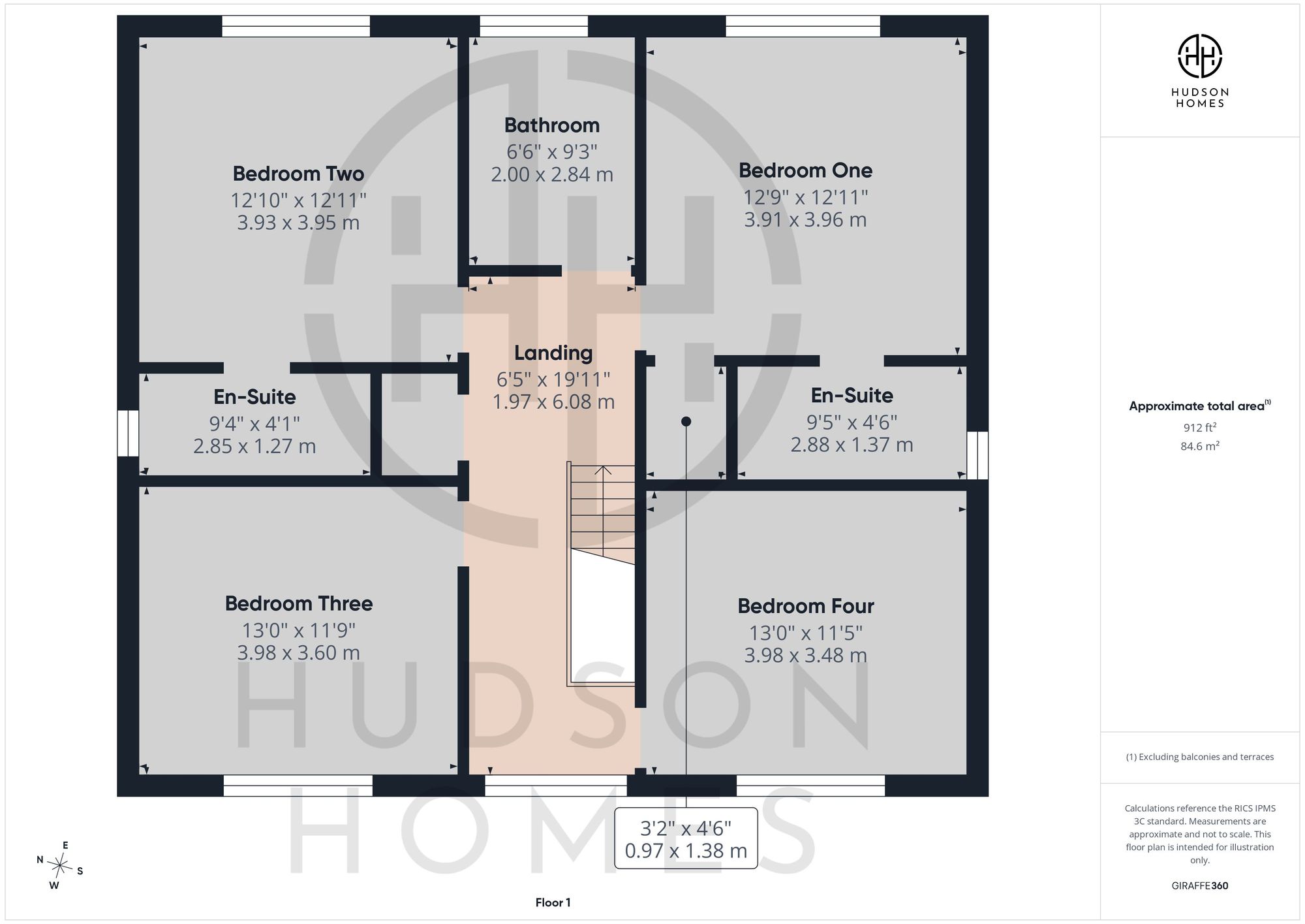 5, Conifers Close, March floorplan
