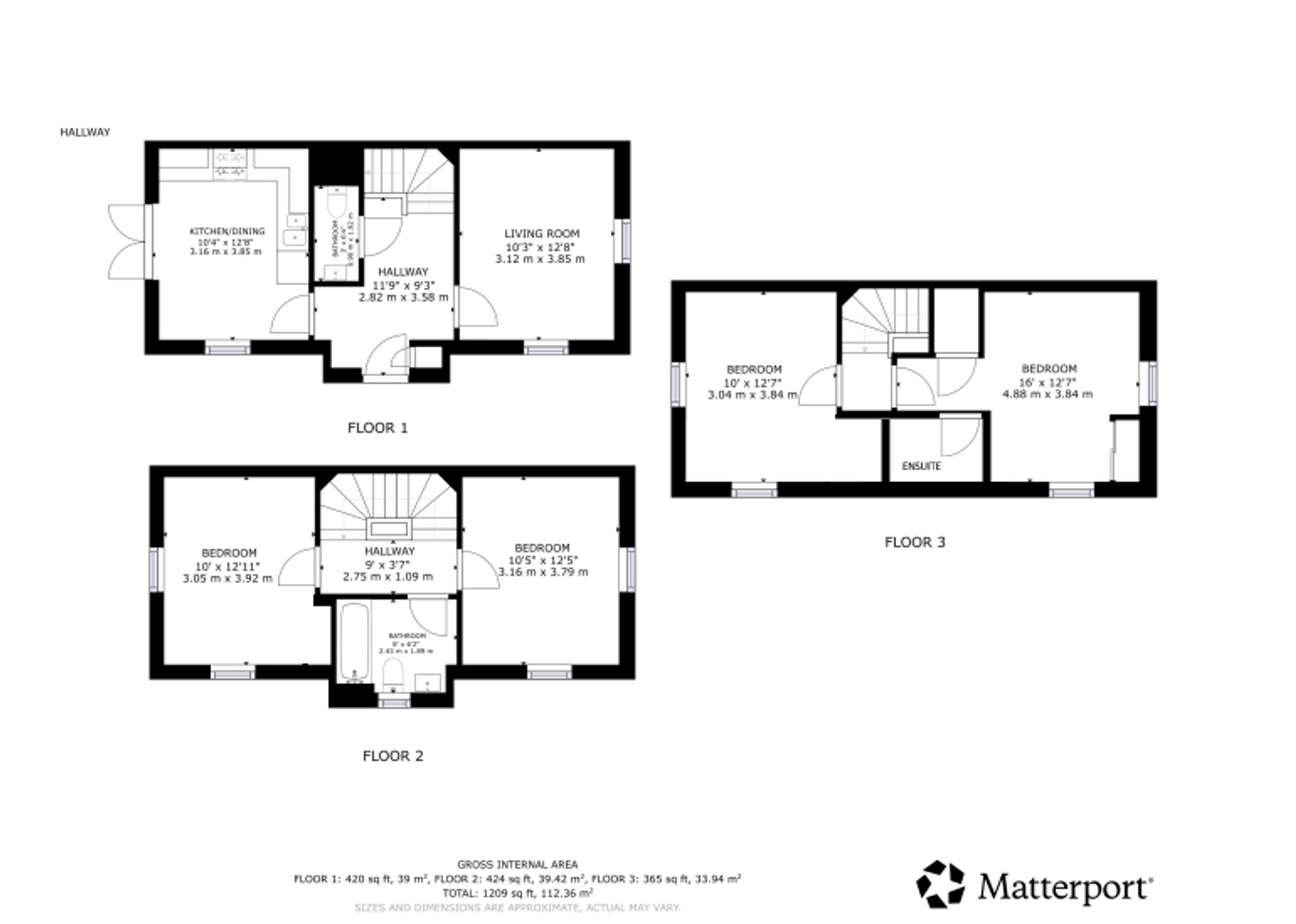 1 Kintore Road, Newlands, Glasgow floorplan