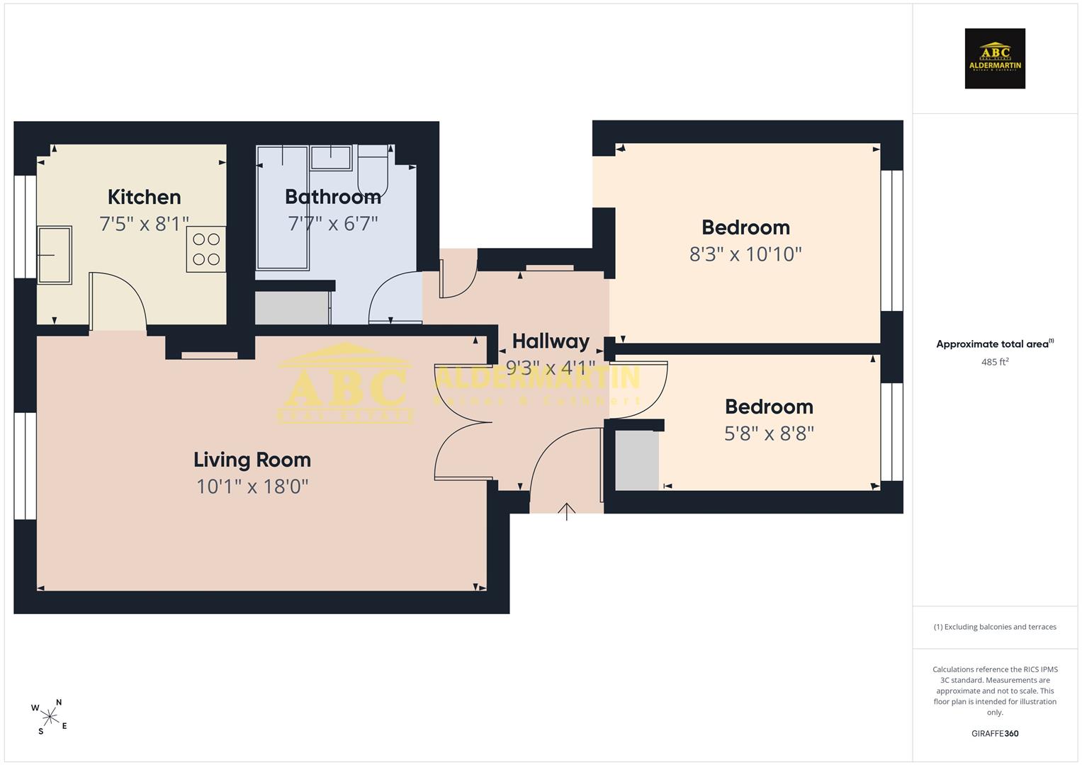 64, Pavilion Way, Middlesex floorplan
