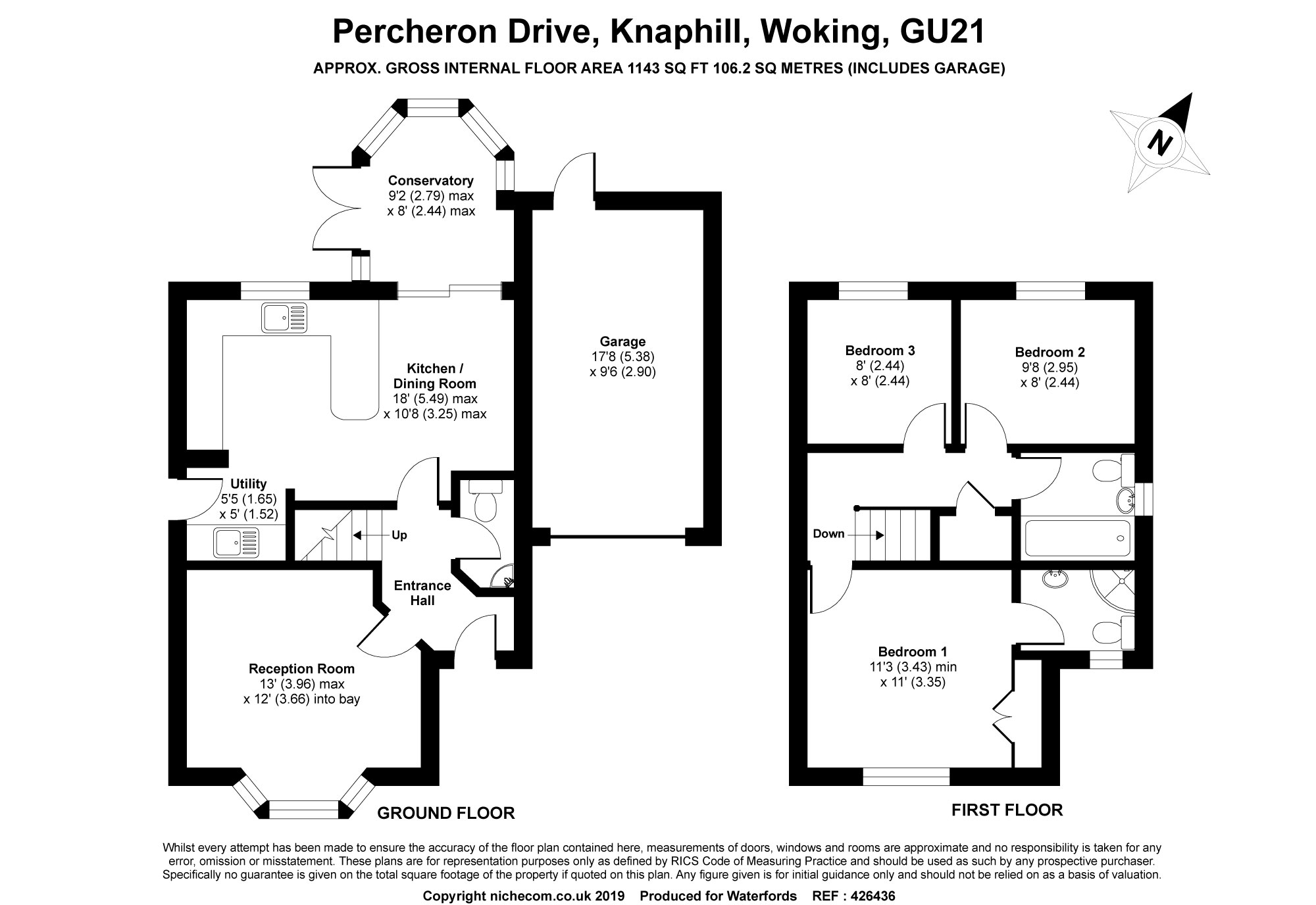 3 Bedrooms Detached house for sale in Percheron Drive, Knaphill, Woking, Surrey GU21