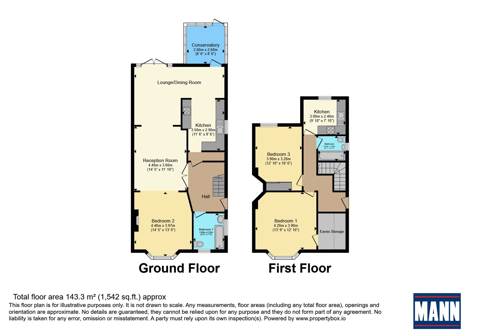 Woodham Road, London floorplan