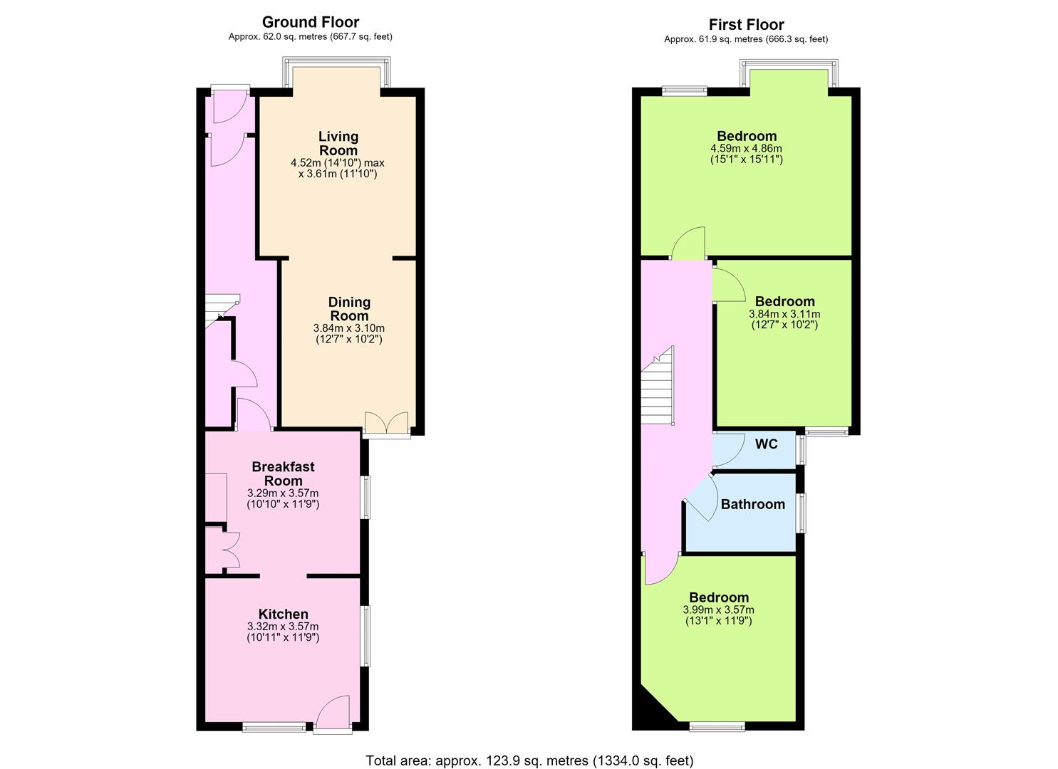 12, Browning Road, Worthing floorplan