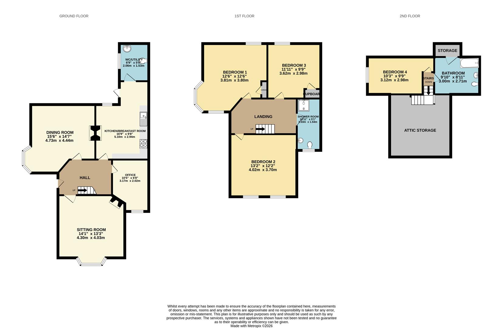 Redruth, Upper Station Road, Heathfield floorplan
