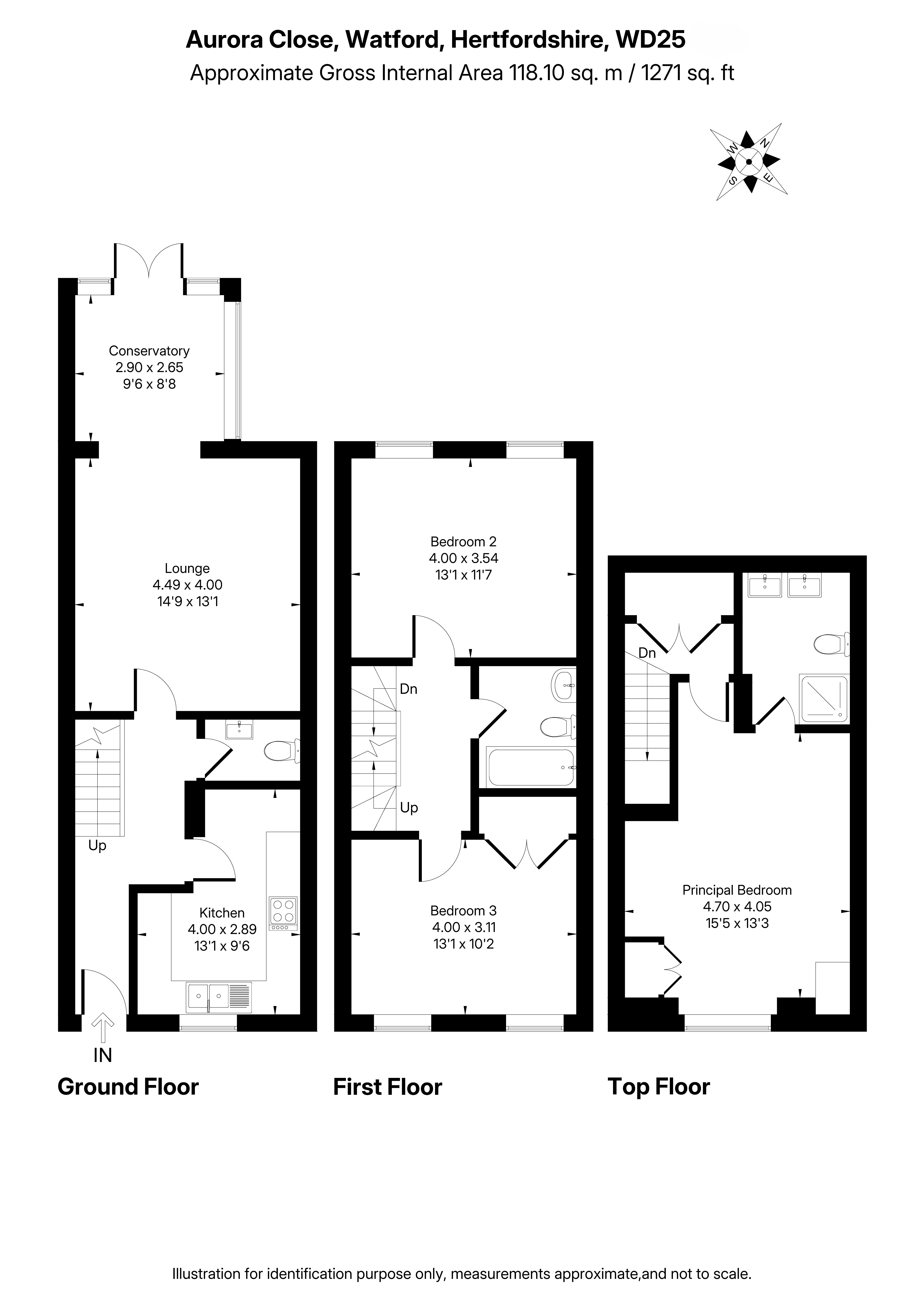 5, Aurora Close, Hertfordshire floorplan