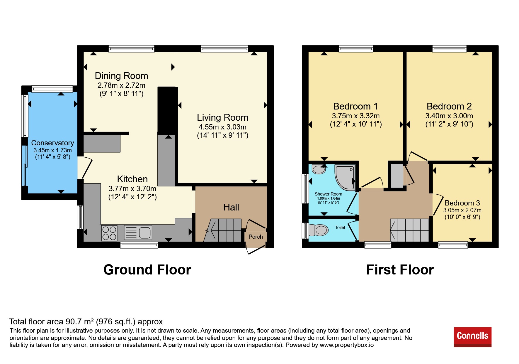 44, Queensway, Melton Mowbray floorplan
