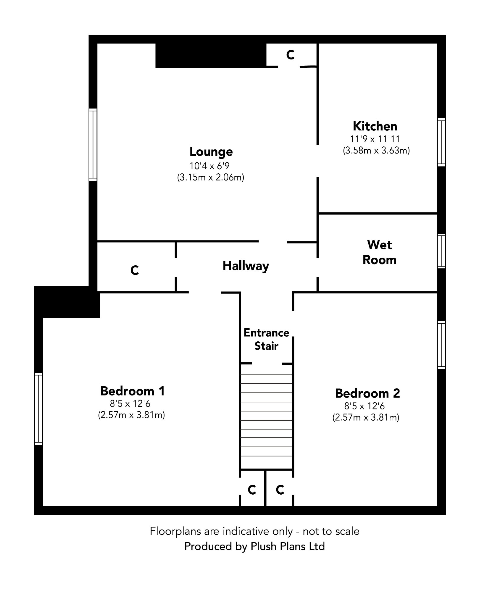 2 Bedrooms Flat for sale in Finnieston Street, Greenock PA15