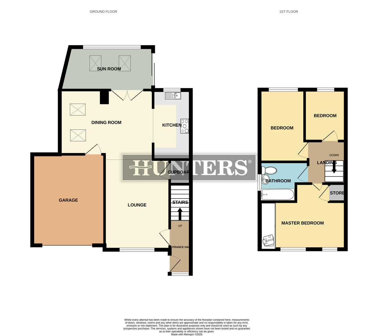 1, Cranleigh Close, Oldham floorplan
