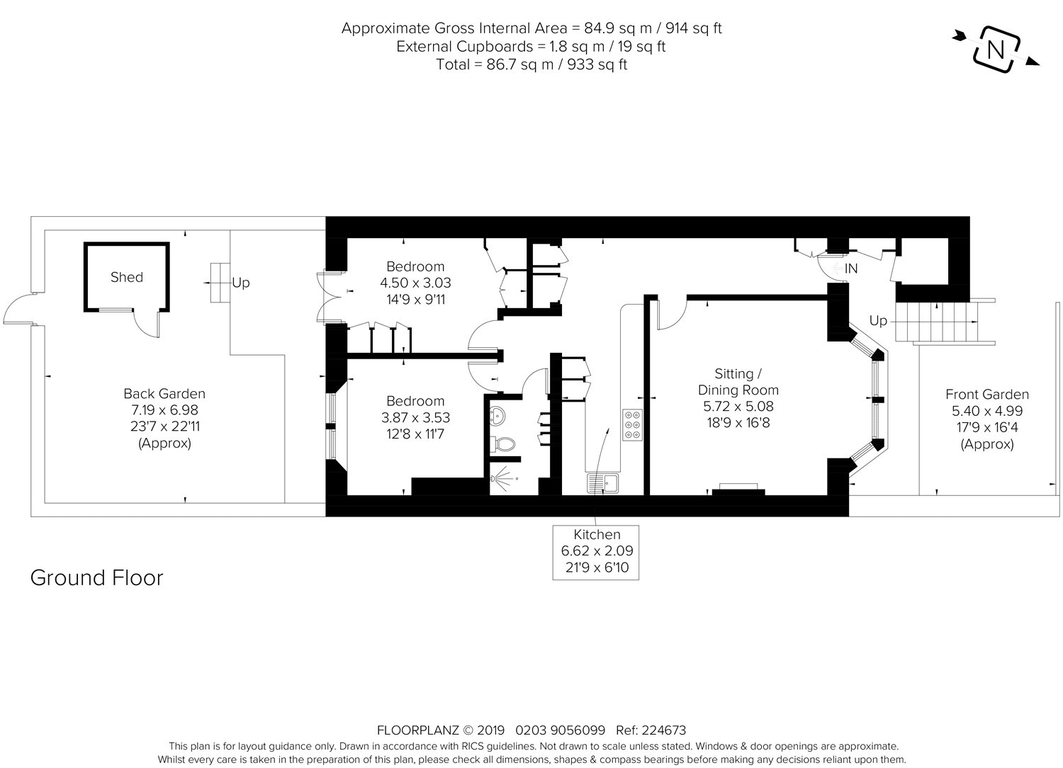 2 Bedrooms Flat for sale in Christchurch Road, Clifton, Bristol BS8