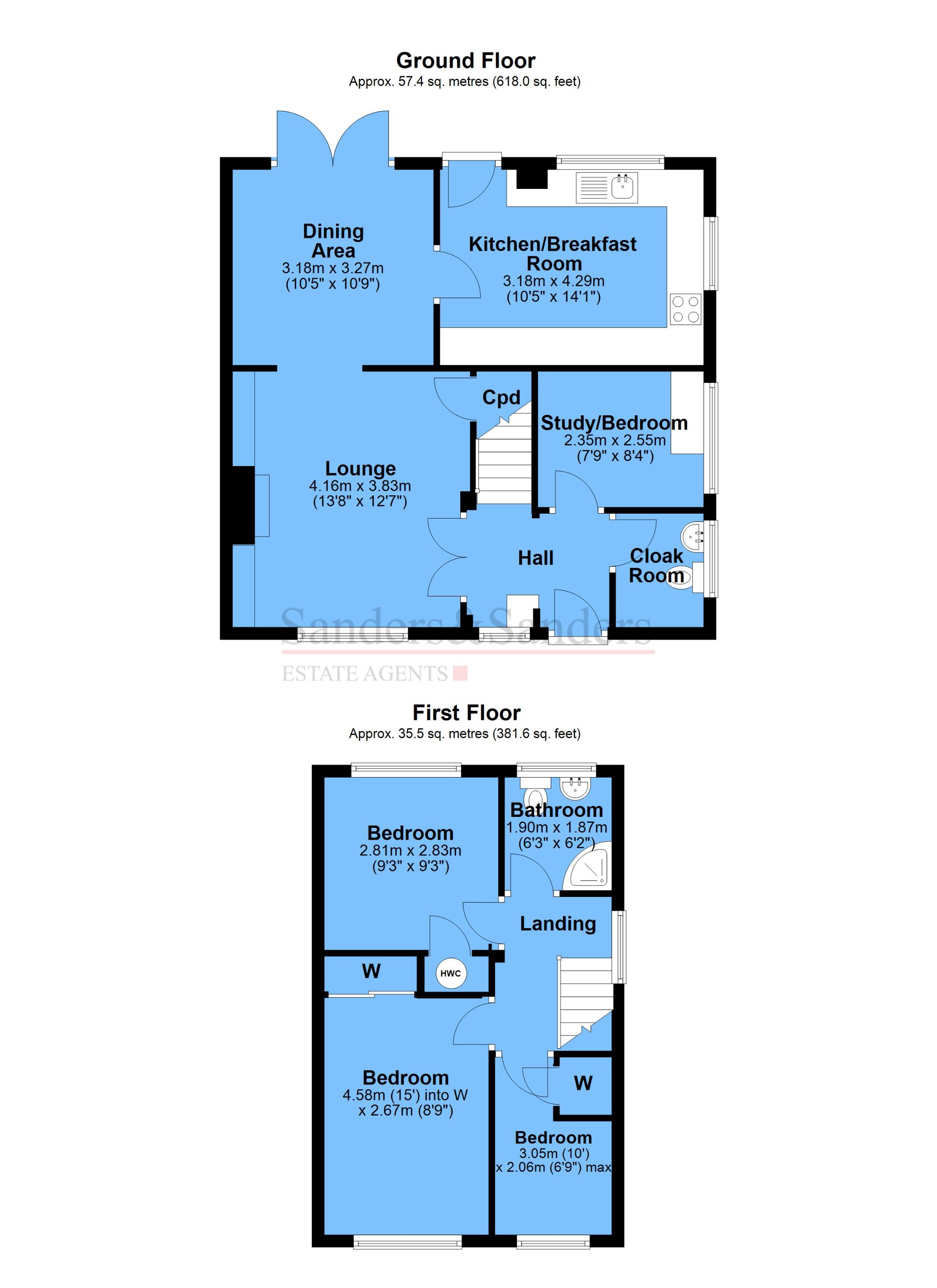 5 Alne Bank Road, Alcester floorplan