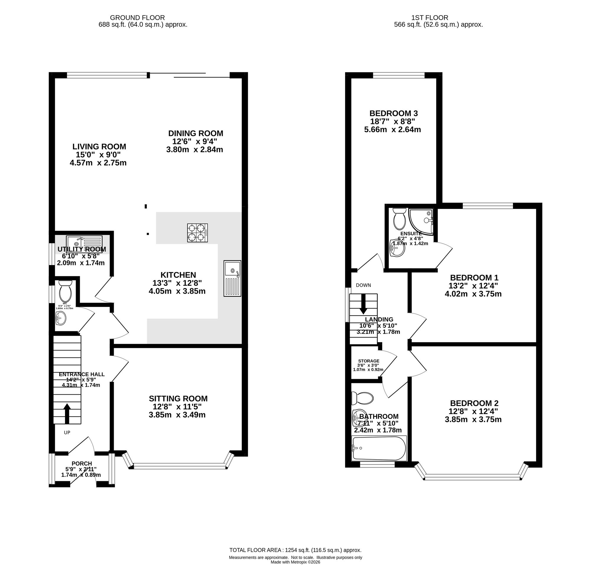 92 School Lane, Manchester floorplan