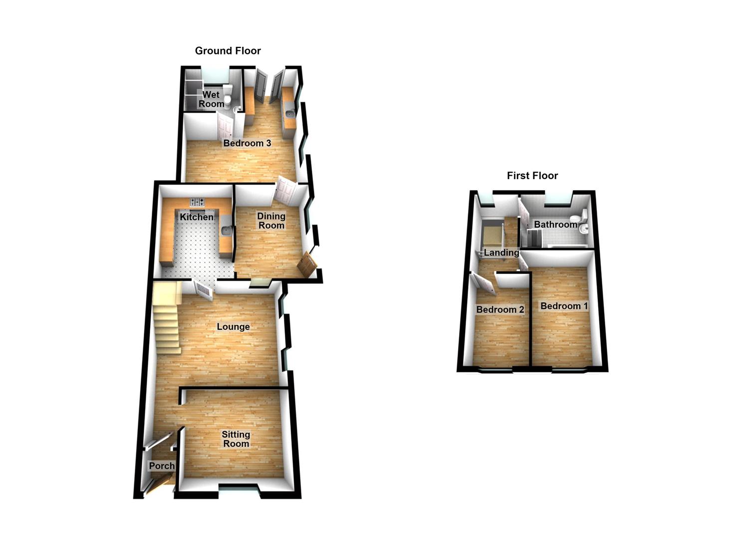 43, Station Road, Llanelli floorplan