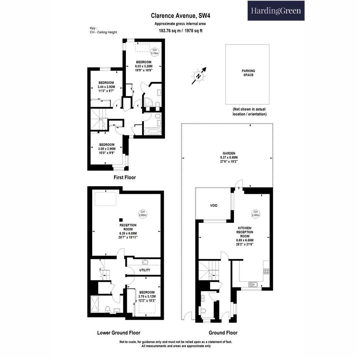 52a, Clarence Avenue, London floorplan