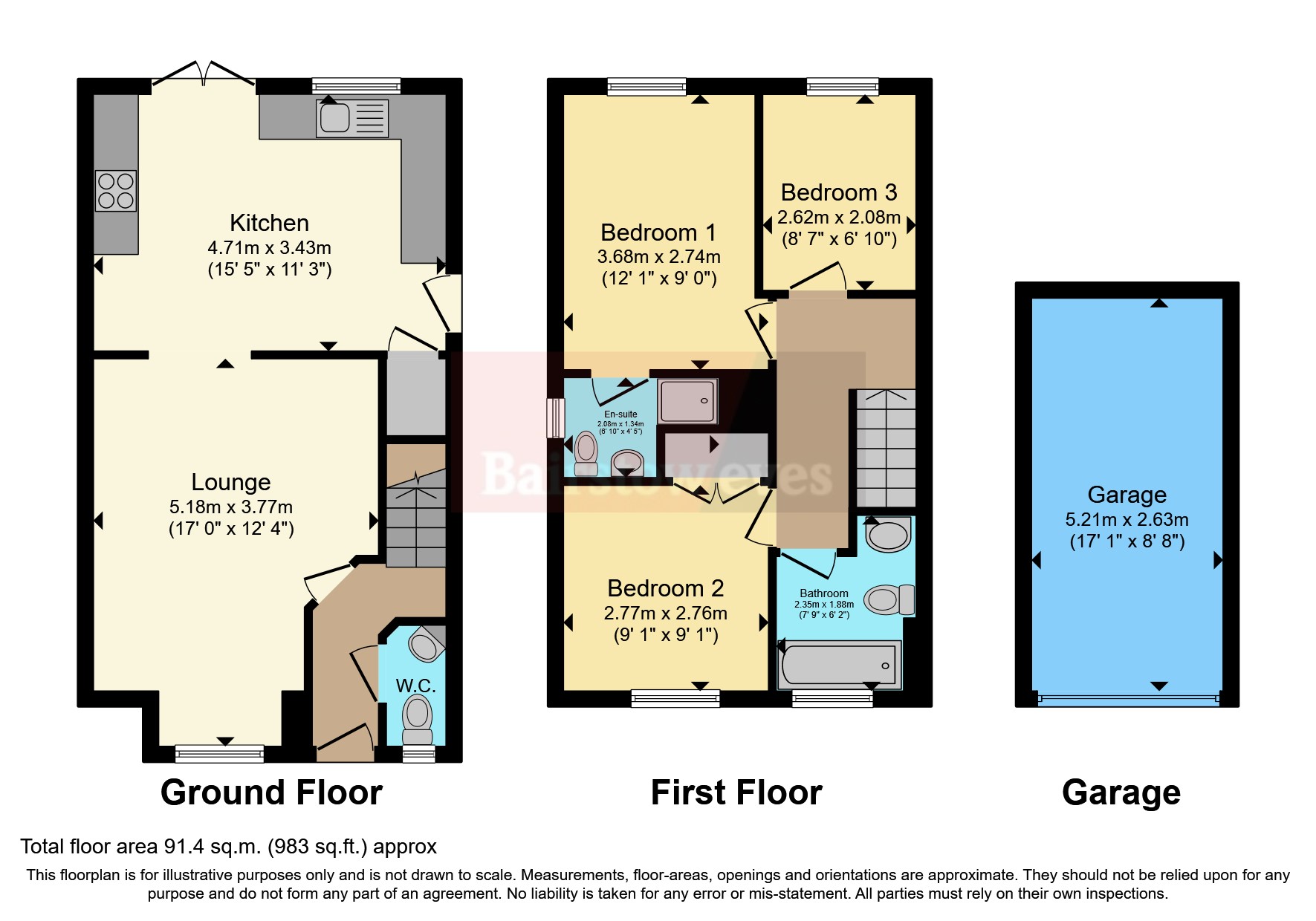 Rosedale Gardens, SuttonInAshfield, Nottinghamshire NG17, 3 bedroom