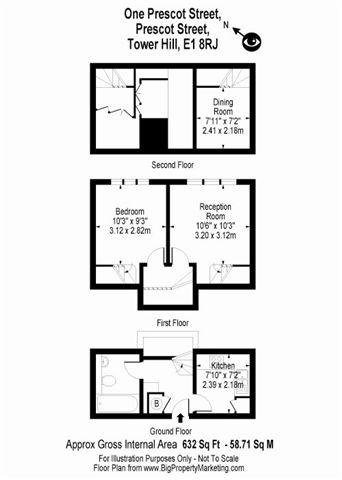 1 Bedrooms Flat to rent in Prescot Street, London E1