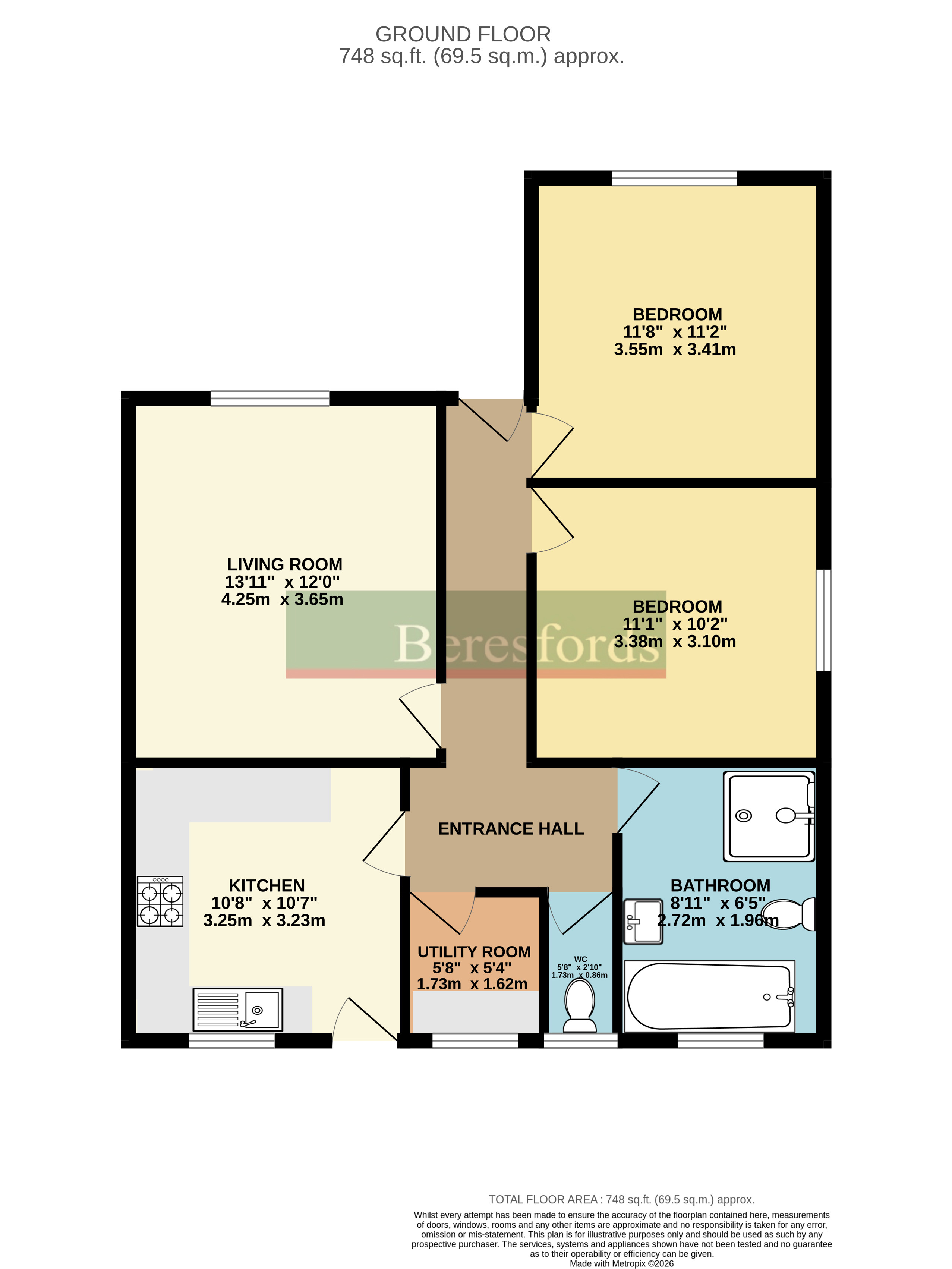 19, Colchester Road, Clacton-on-Sea floorplan