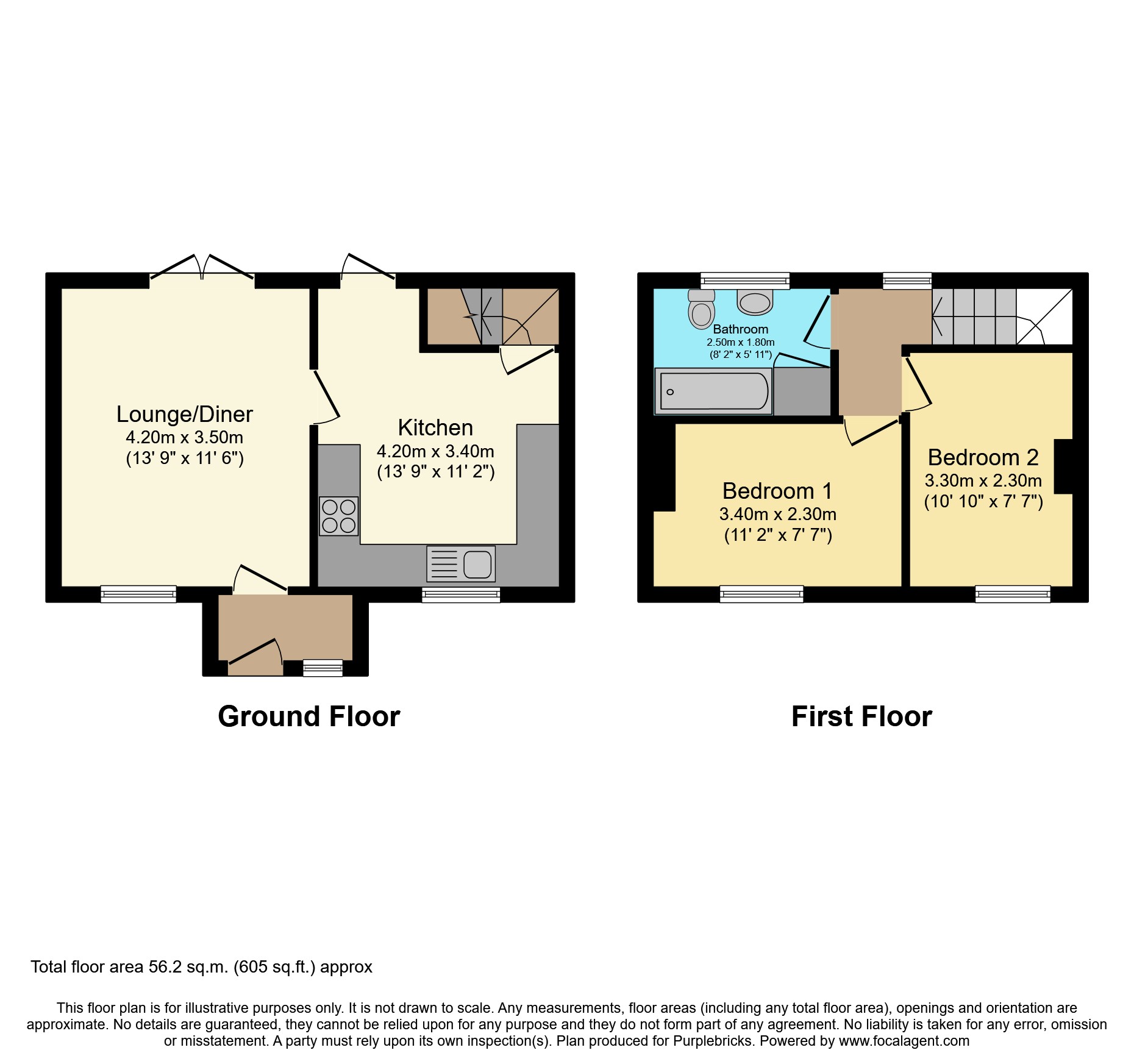 New Row, Fulbeck, Grantham NG32, 2 bedroom terraced house for sale