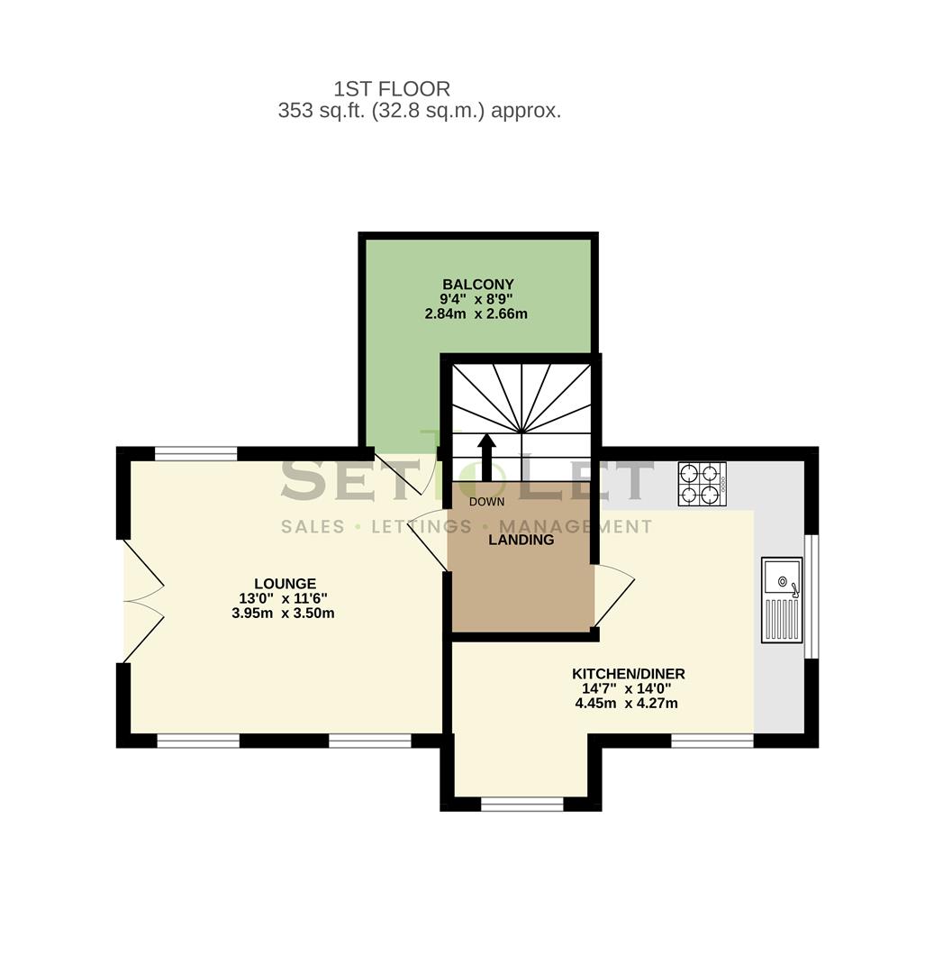13, Watkin Road, Leicester floorplan