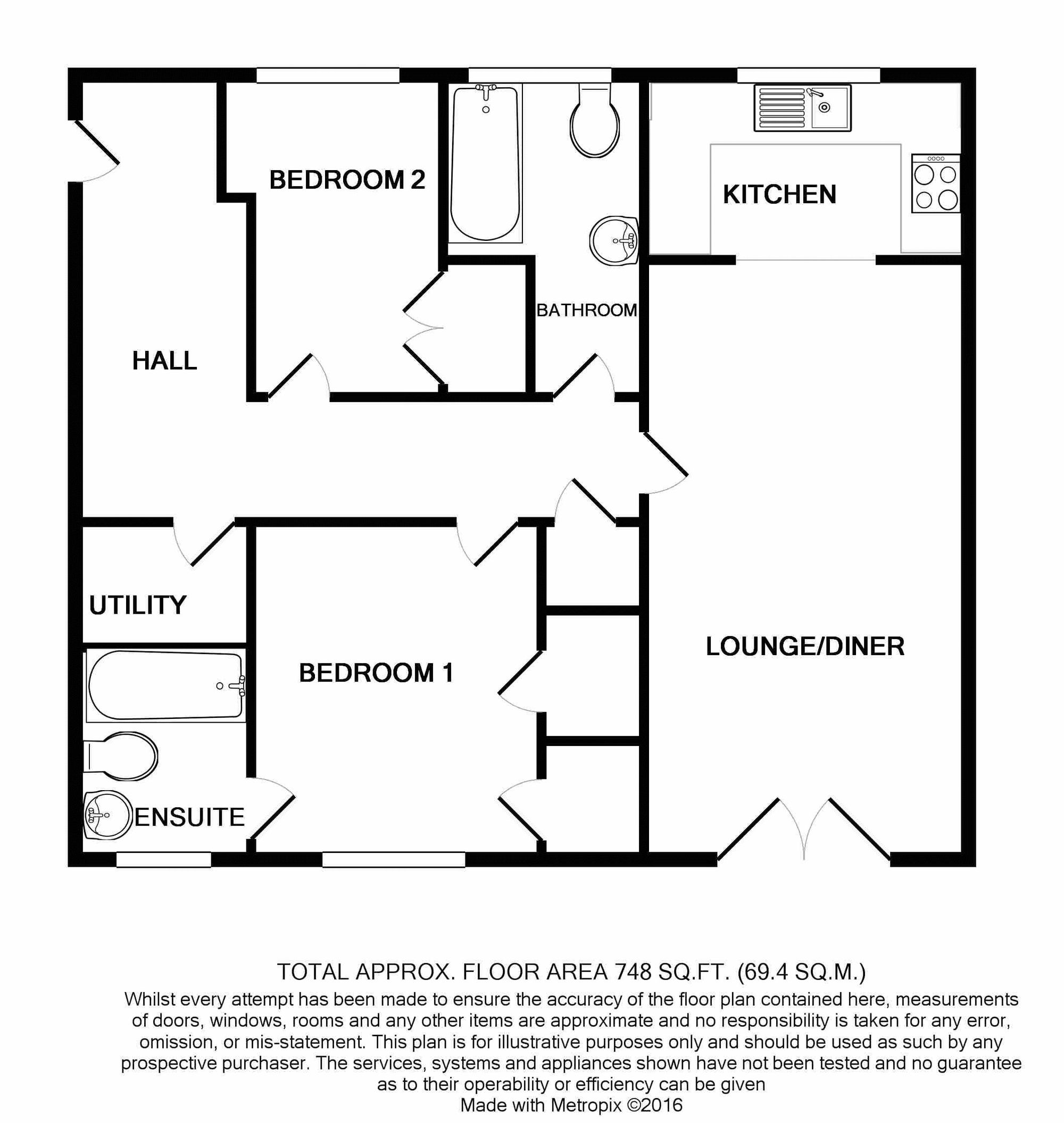 Apt 3, Tayberry House, Newport floorplan