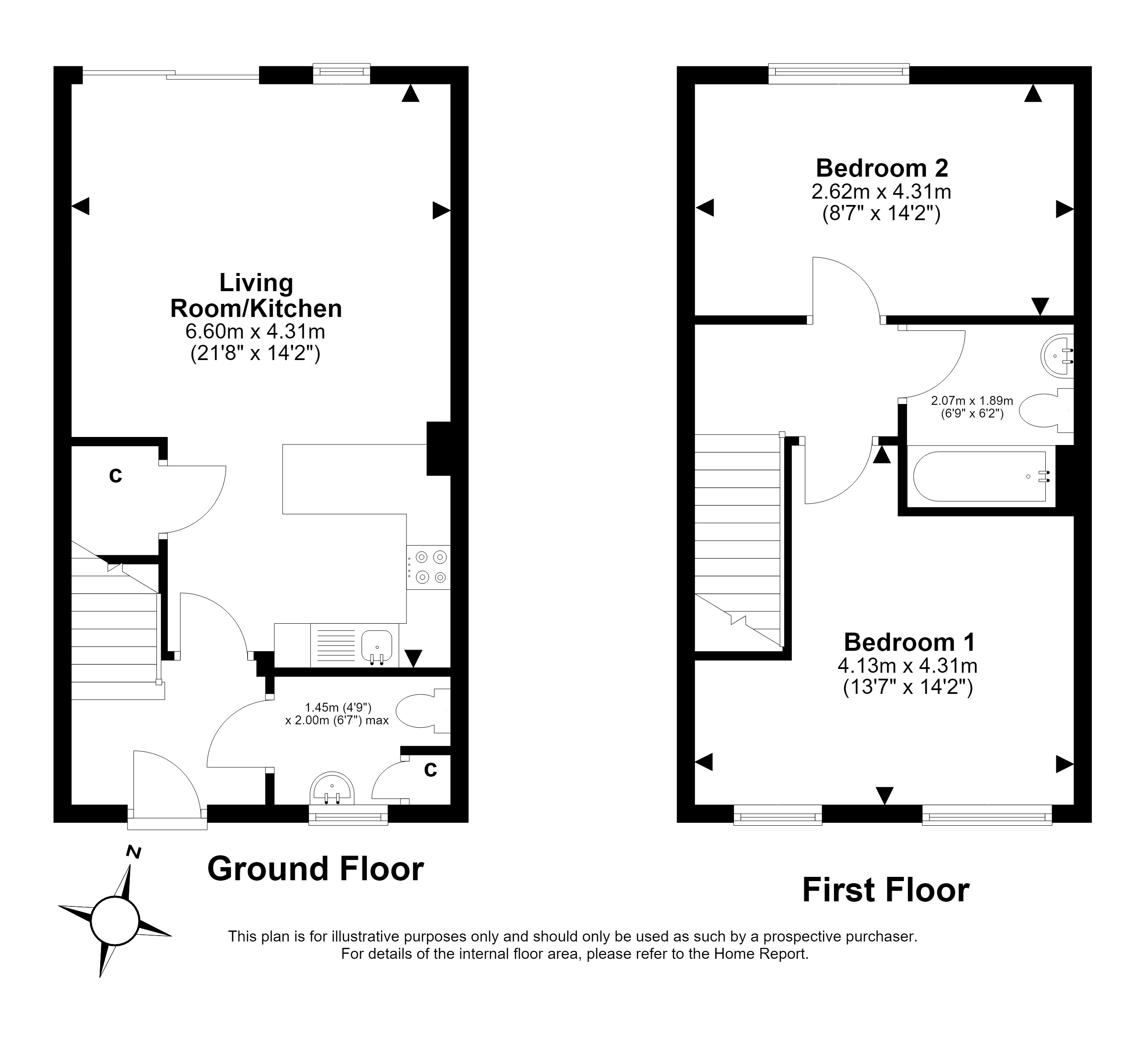 90, Lawrie Reilly Place, Easter Road, Edinburgh floorplan
