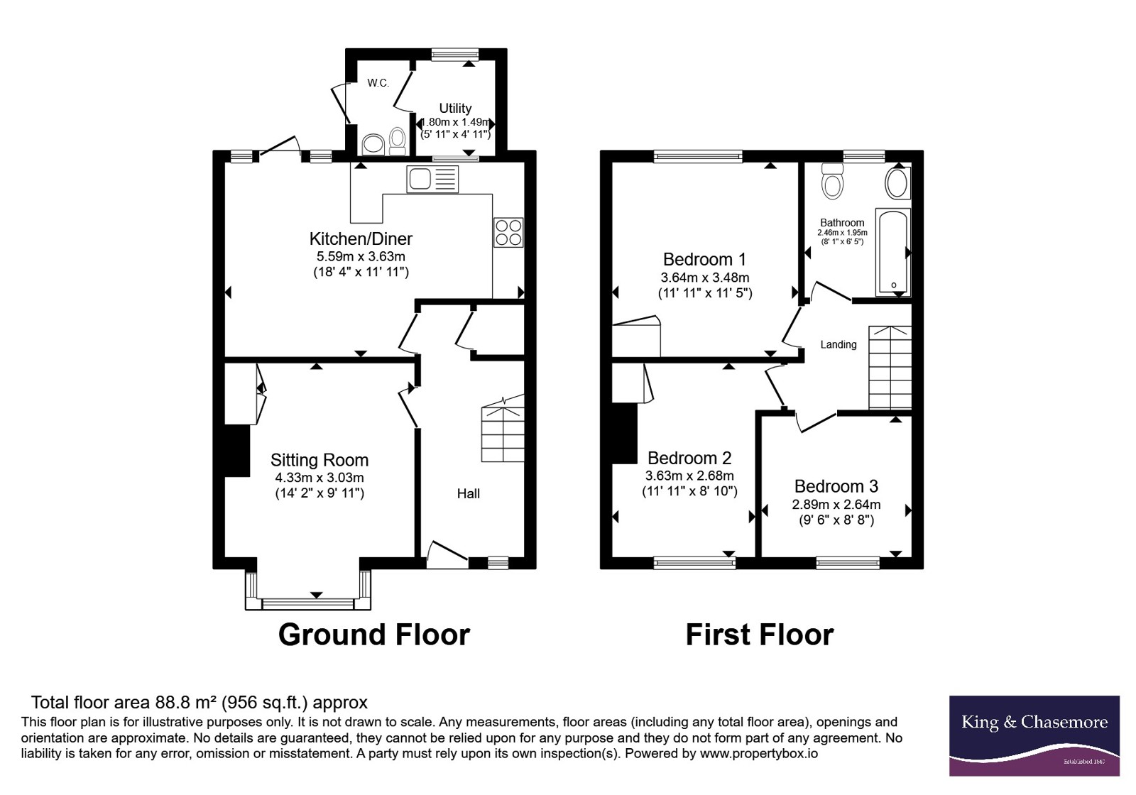 11, Clifton Road, West Sussex floorplan