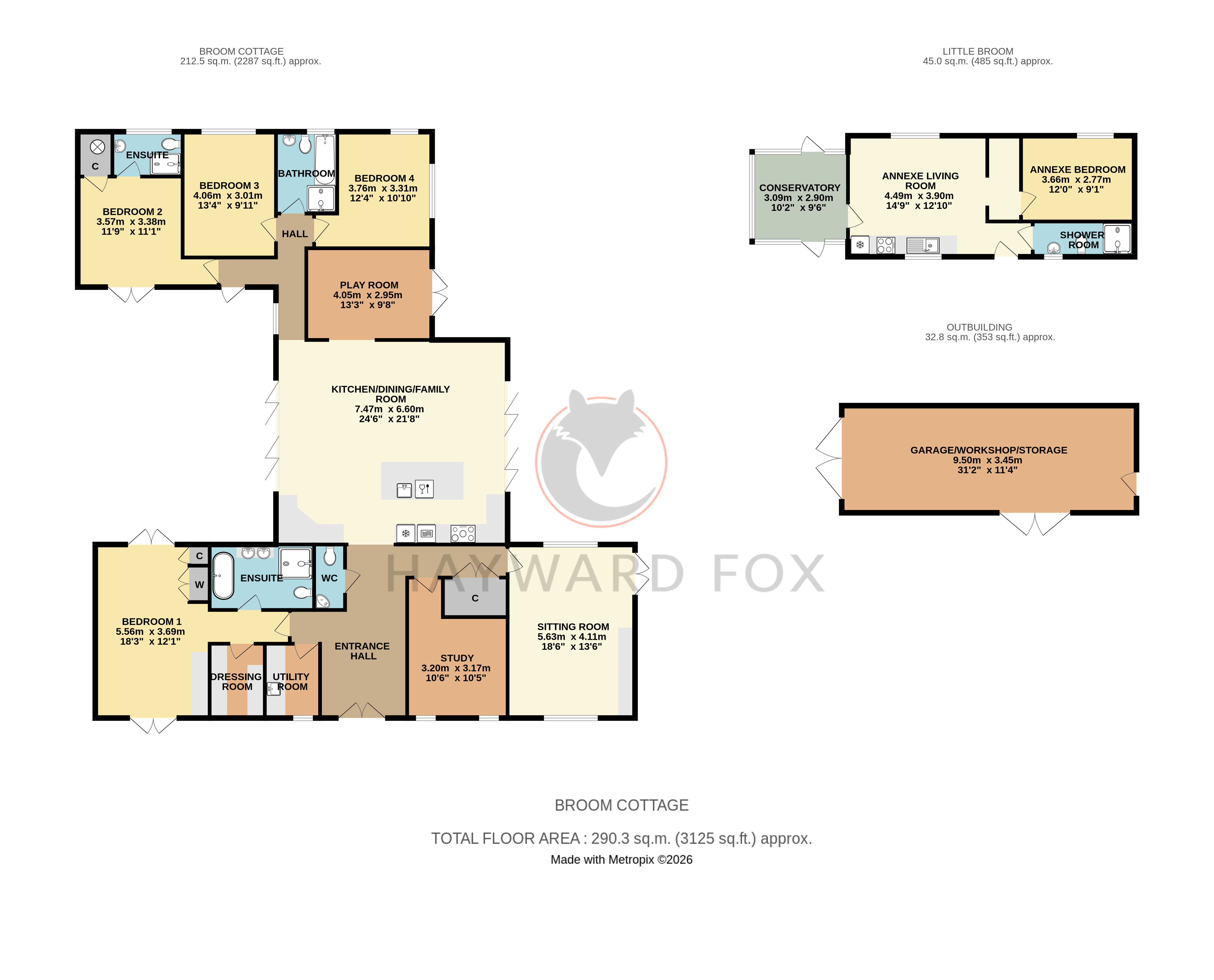 Broom Cottage,, Main Road, Brockenhurst floorplan