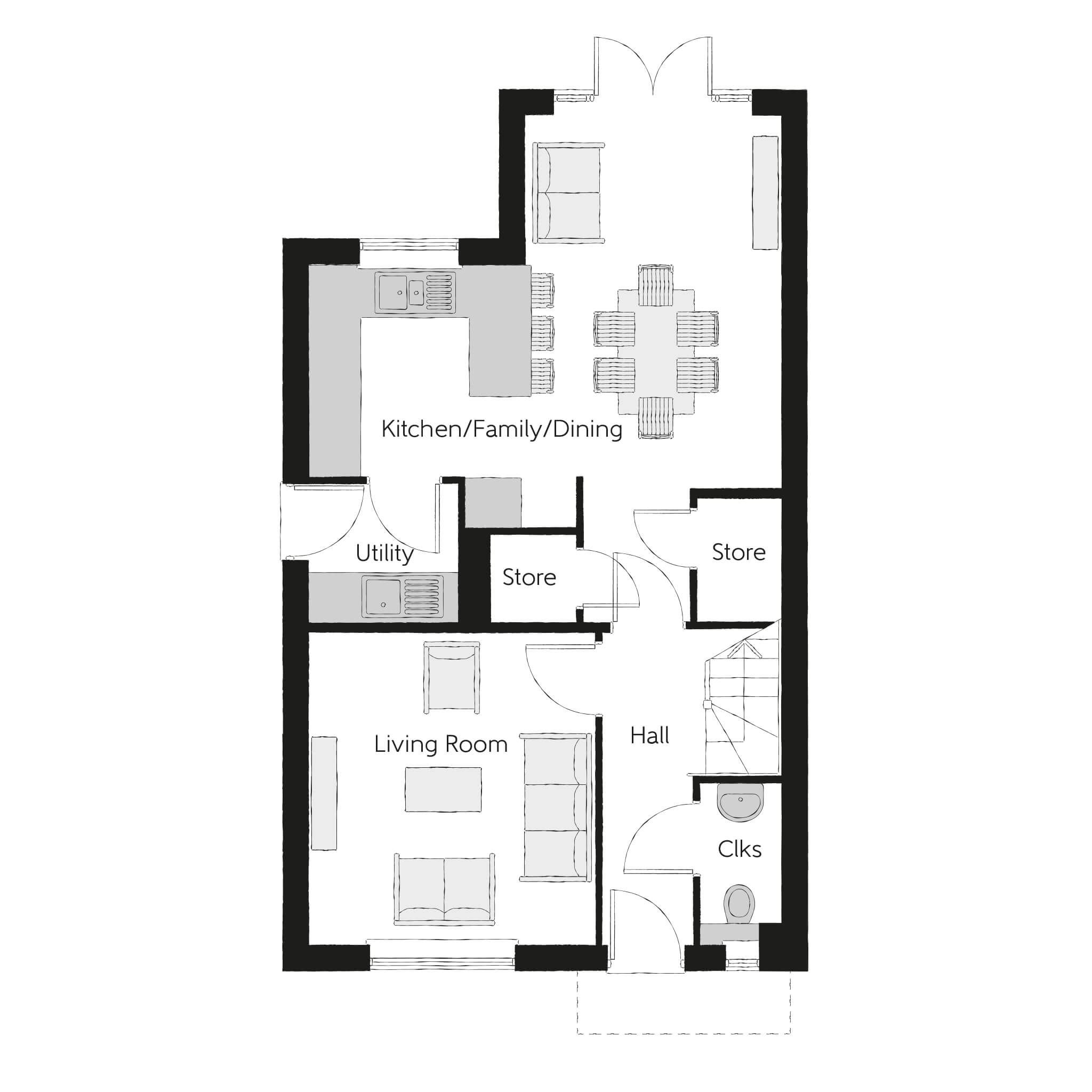 Orchard Farm, Harpers Road, Ash floorplan
