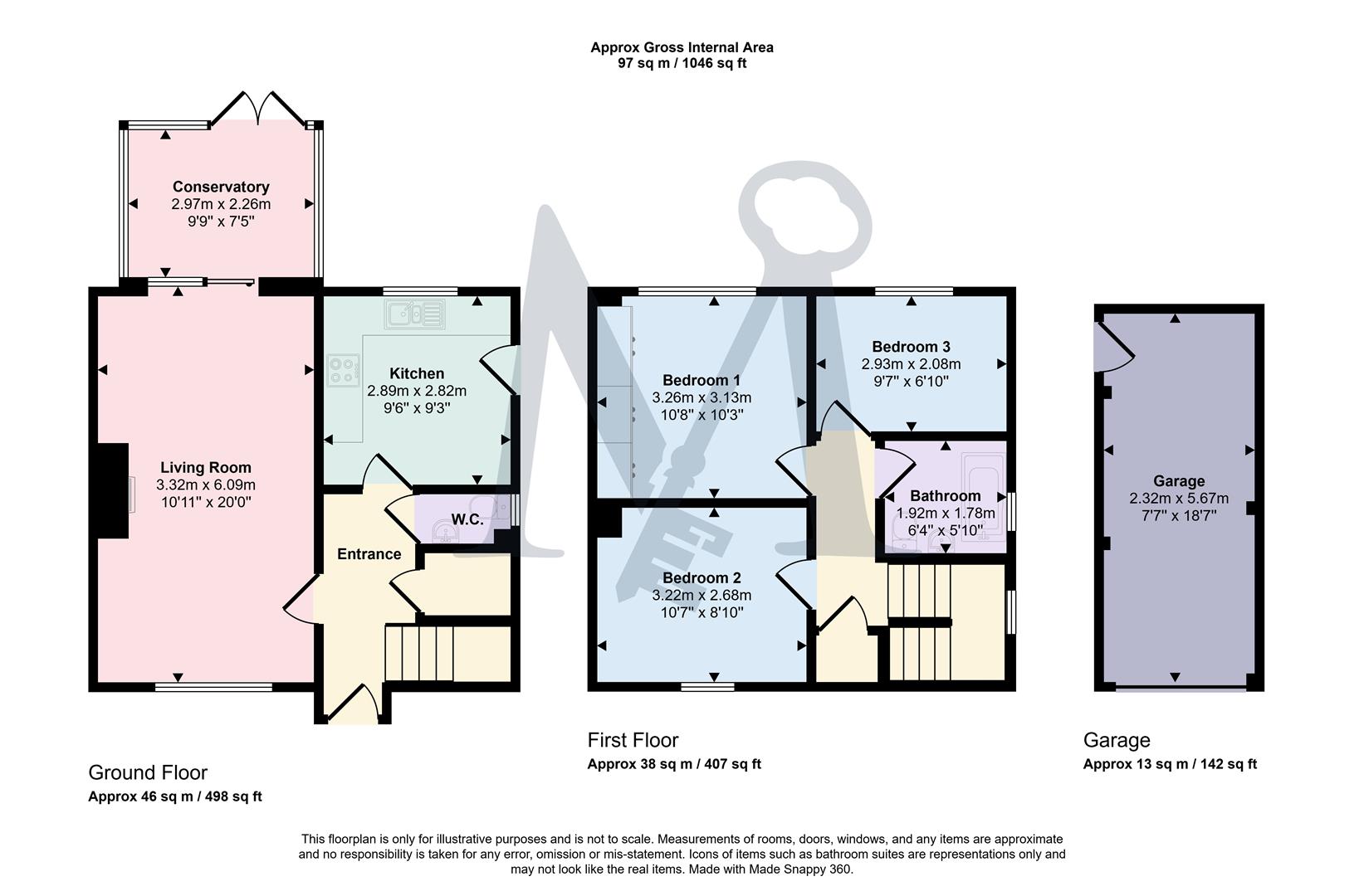 37, Ashland Drive, Coalville floorplan