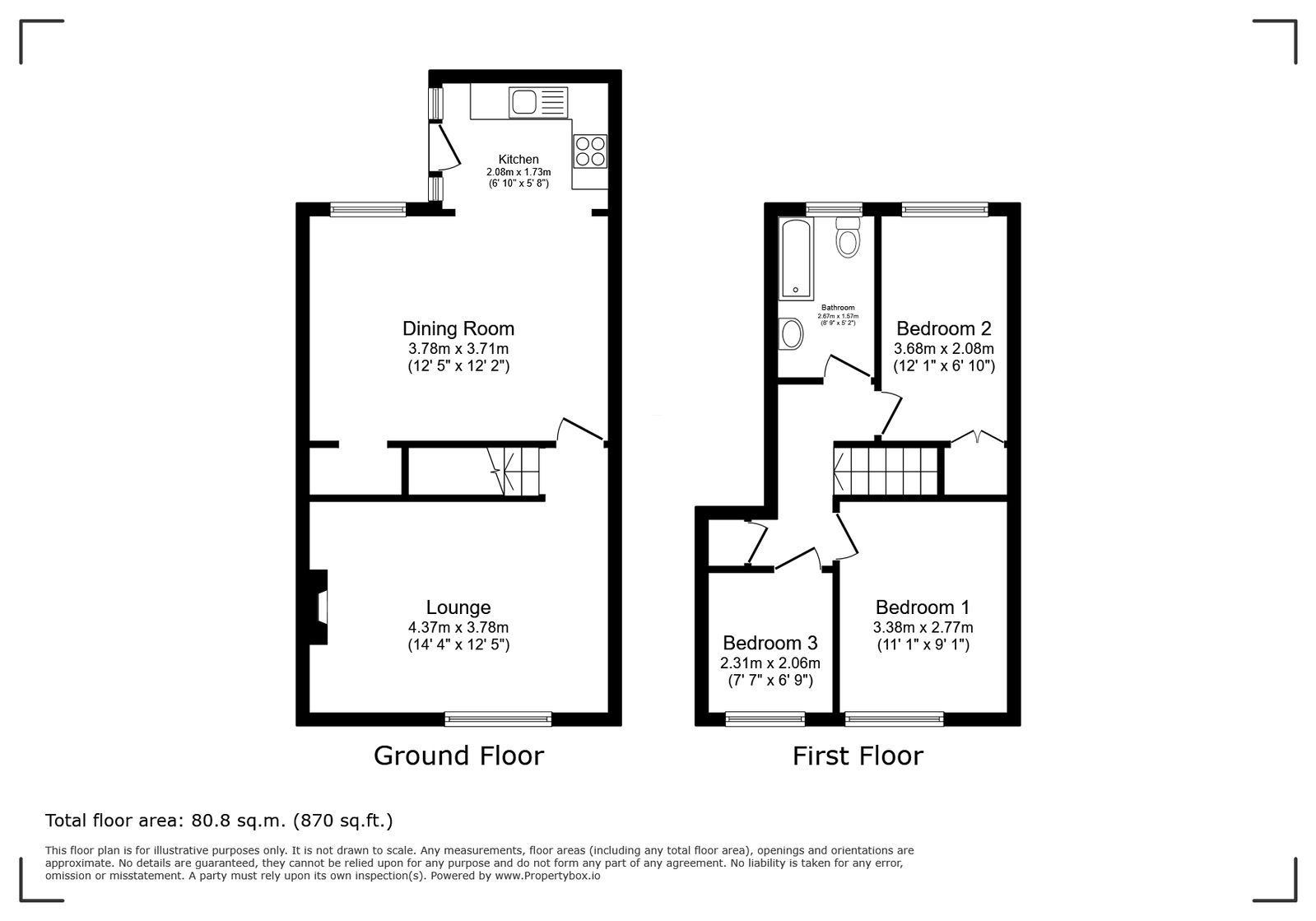 5, Duke Street, Chesterfield floorplan