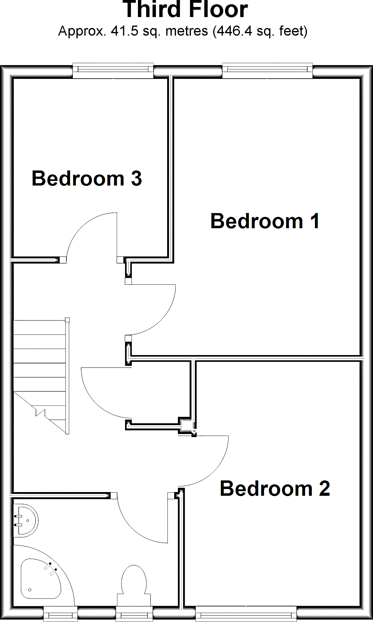 10 Ropemakers Court, Shipwrights Avenue, Chatham floorplan