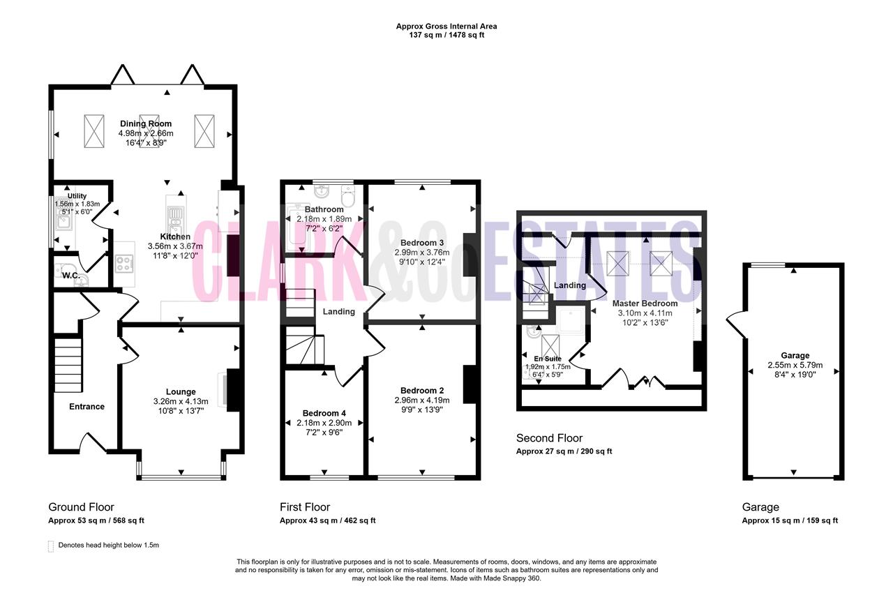 21, Majorfield Road, Topsham floorplan