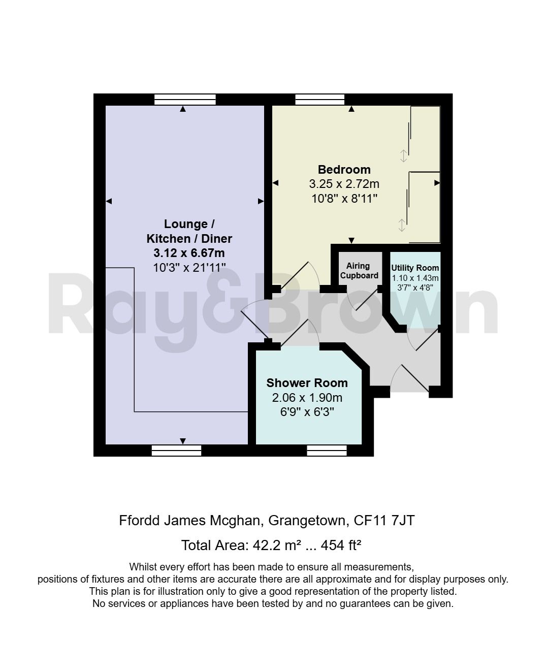 75 Ffordd James McGhan, Cardiff floorplan