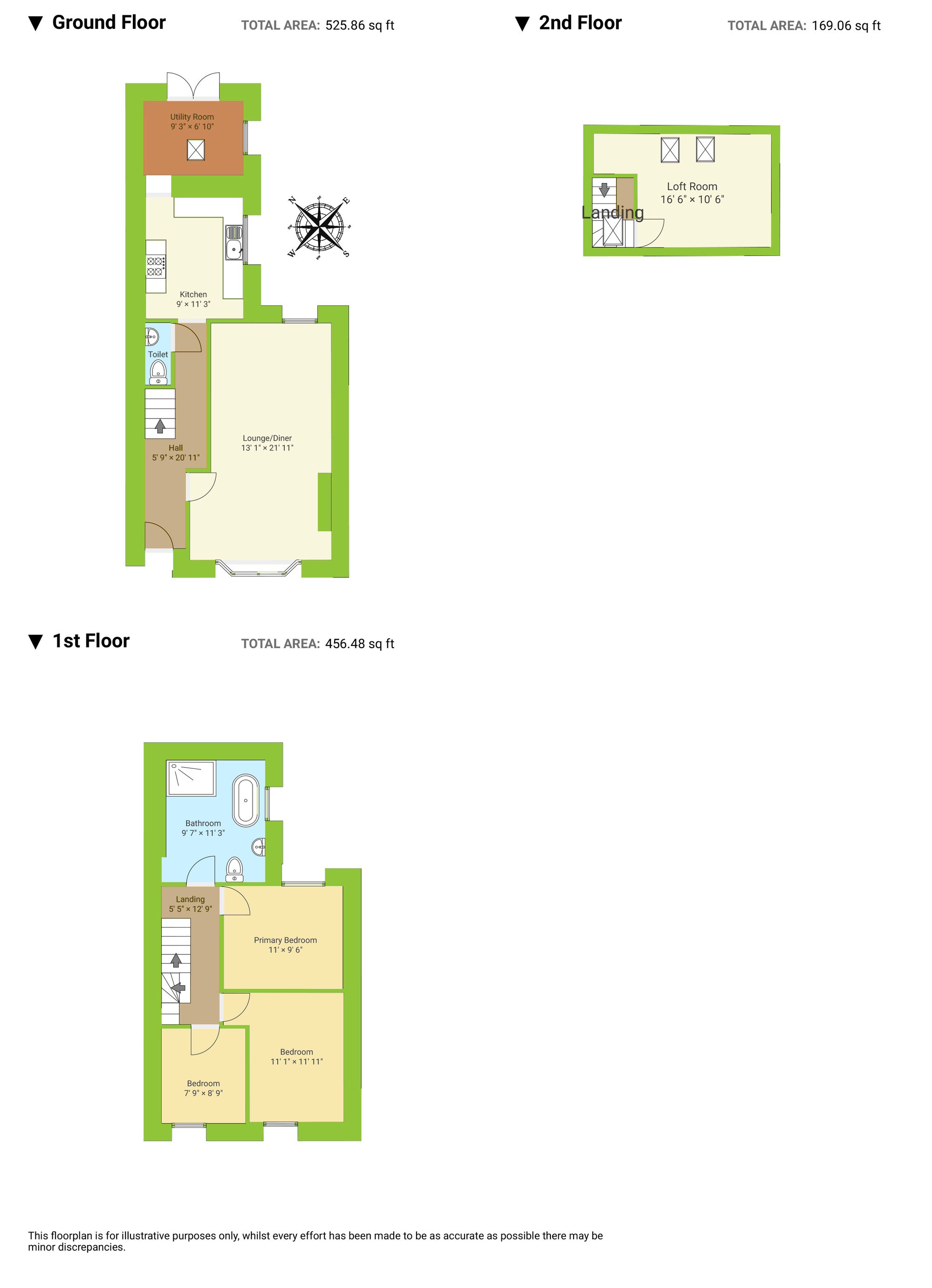 Maes Yr Onen Cardiff Road, Pontypridd floorplan