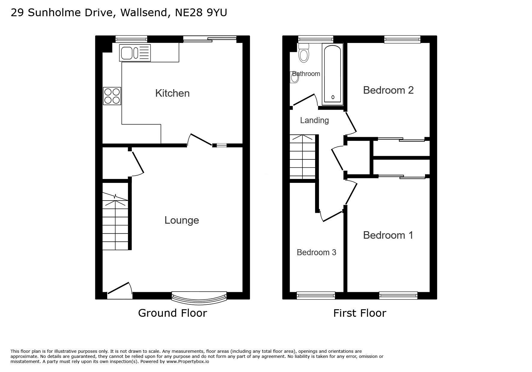 29, Sunholme Drive, Wallsend floorplan
