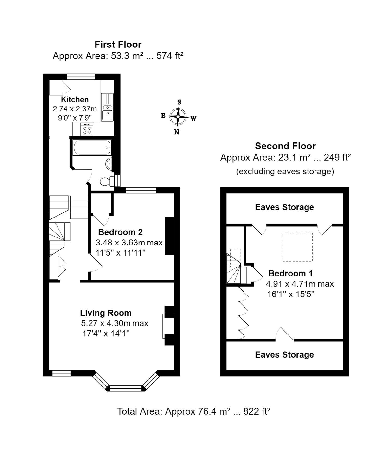 2 Bedrooms Flat for sale in Springfield Road, Preston Circus, Brighton BN1