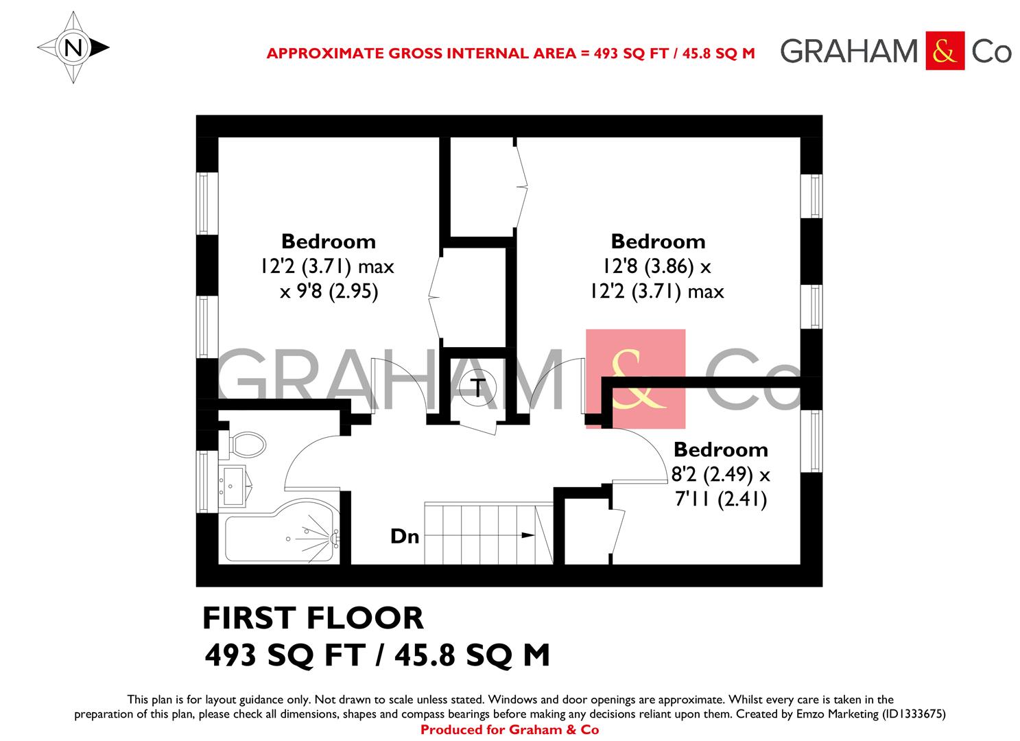 172, Bury Hill Close, Andover floorplan