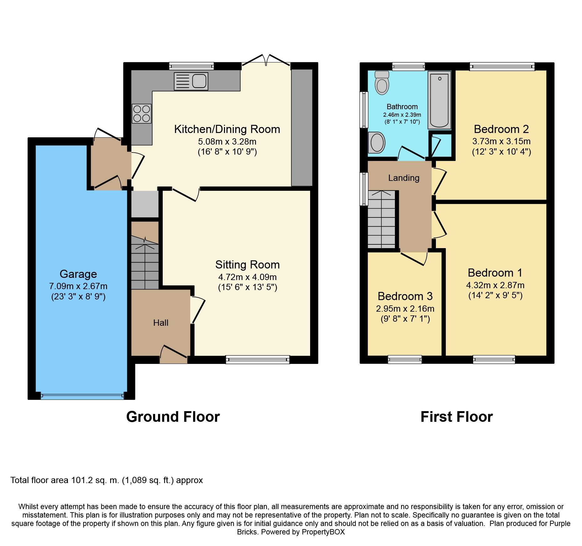 3 Bedrooms Semi-detached house for sale in Clement Bois, Brackley NN13