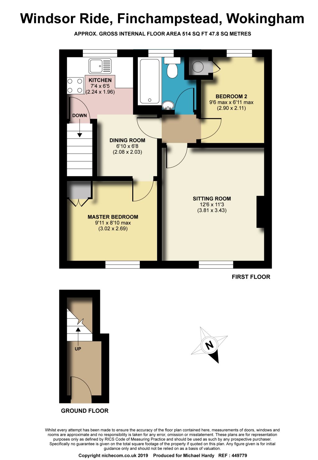 2 Bedrooms Maisonette to rent in Windsor Ride, Finchampstead, Wokingham RG40