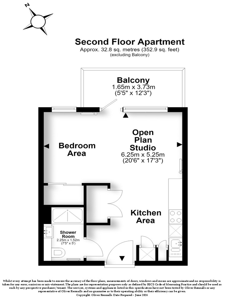 Genteel House - Second Floor, Samara Drive, Southall floorplan
