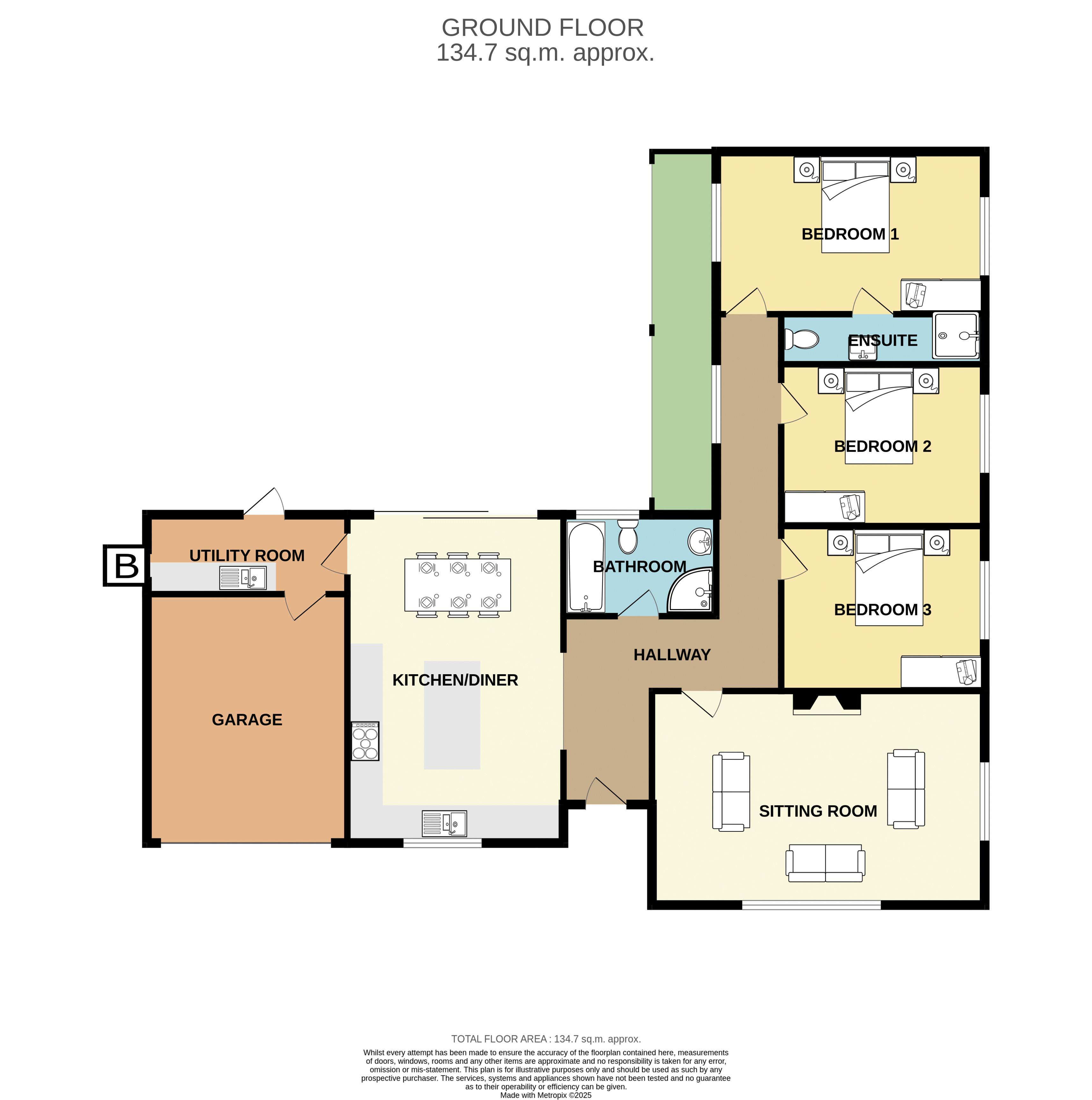 8, Neville Park, Baltonsborough floorplan