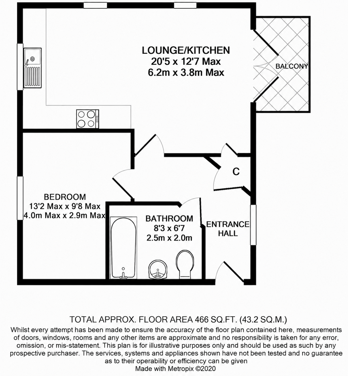 7 george court, Jubilee Drive, Fleet floorplan