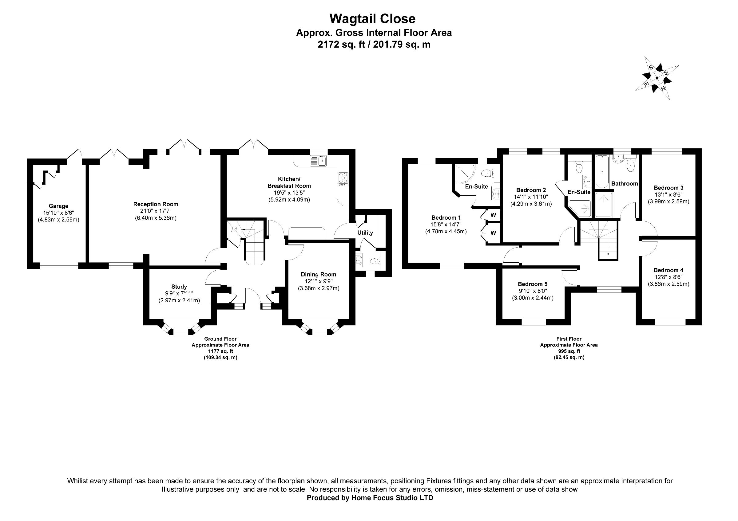 11 Wagtail Close, Horsham floorplan