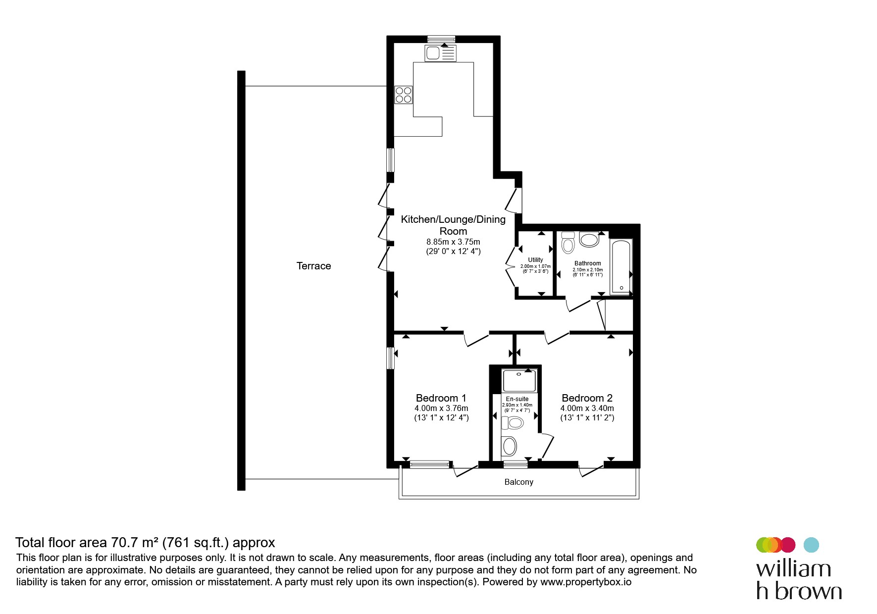24, Saunders House, Manor Street, Braintree floorplan